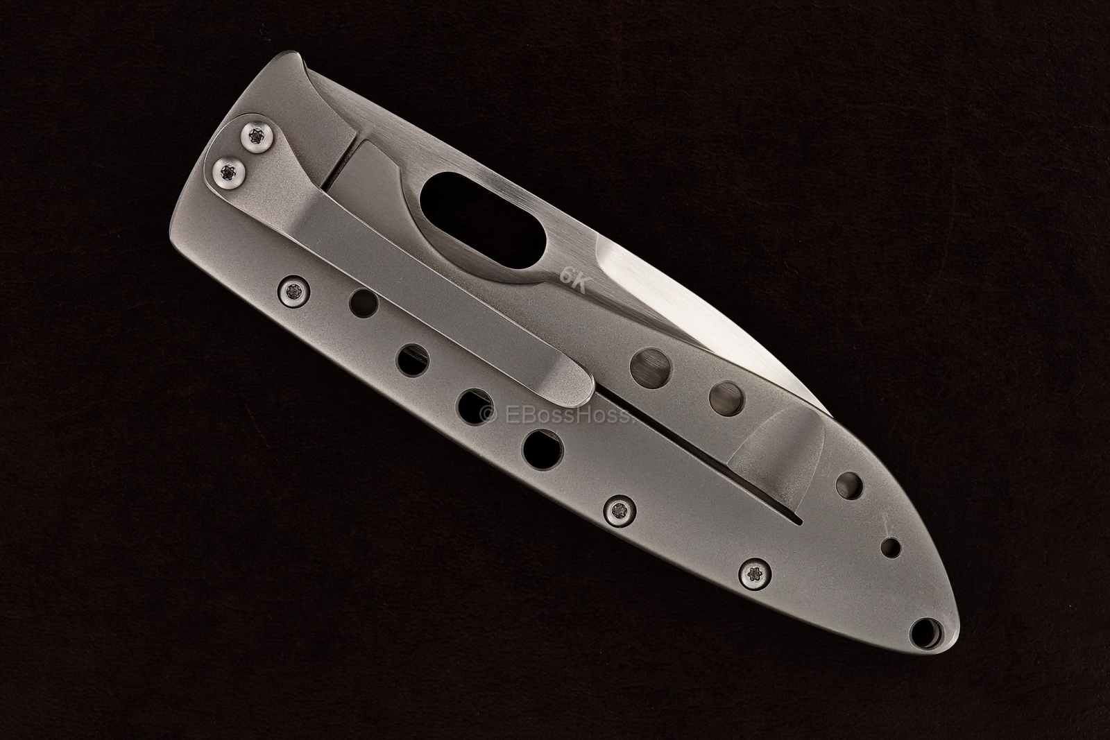 Tom Mayo Custom 6K Wharncliffe Framelock Folder