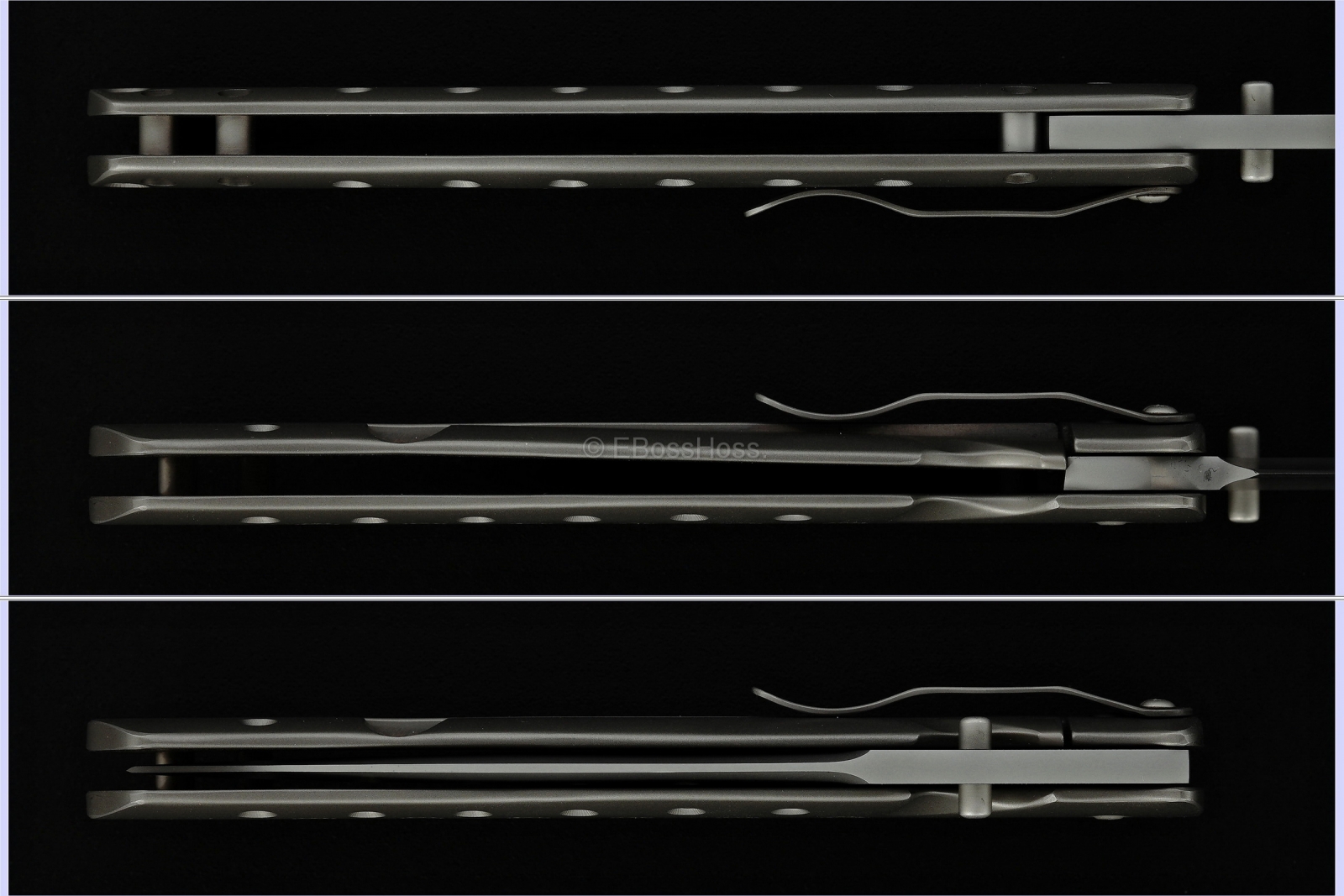 Tom Mayo Dr Death Framelock Folder with Mosaic Pins