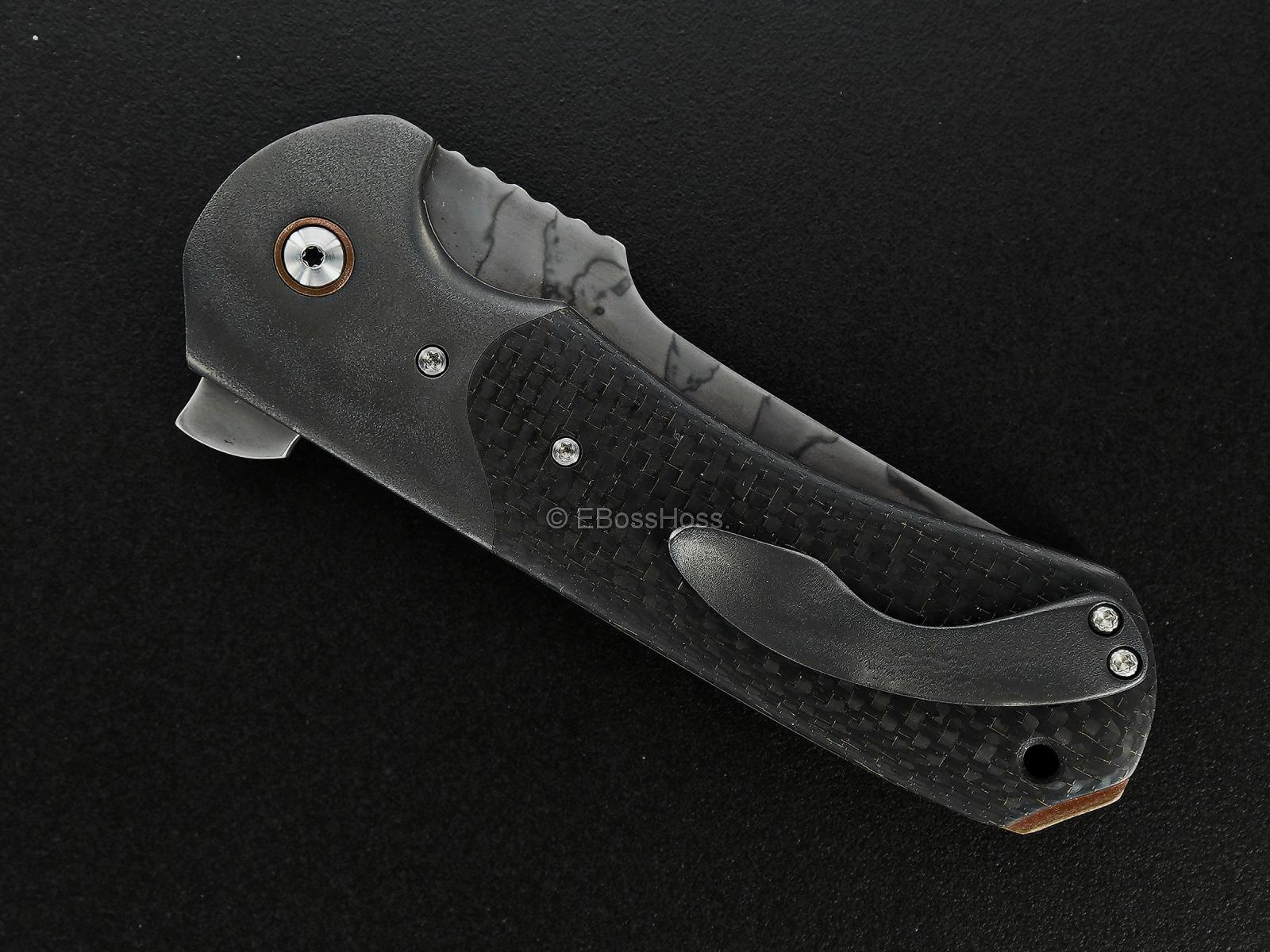 Michael Burch (Burchtree Bladeworks) Custom Deluxe Tanto Flipper