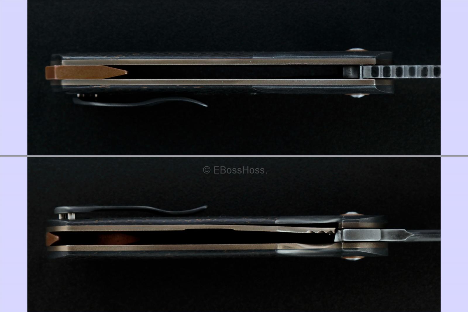 Michael Burch (Burchtree Bladeworks) Custom Deluxe Tanto Flipper