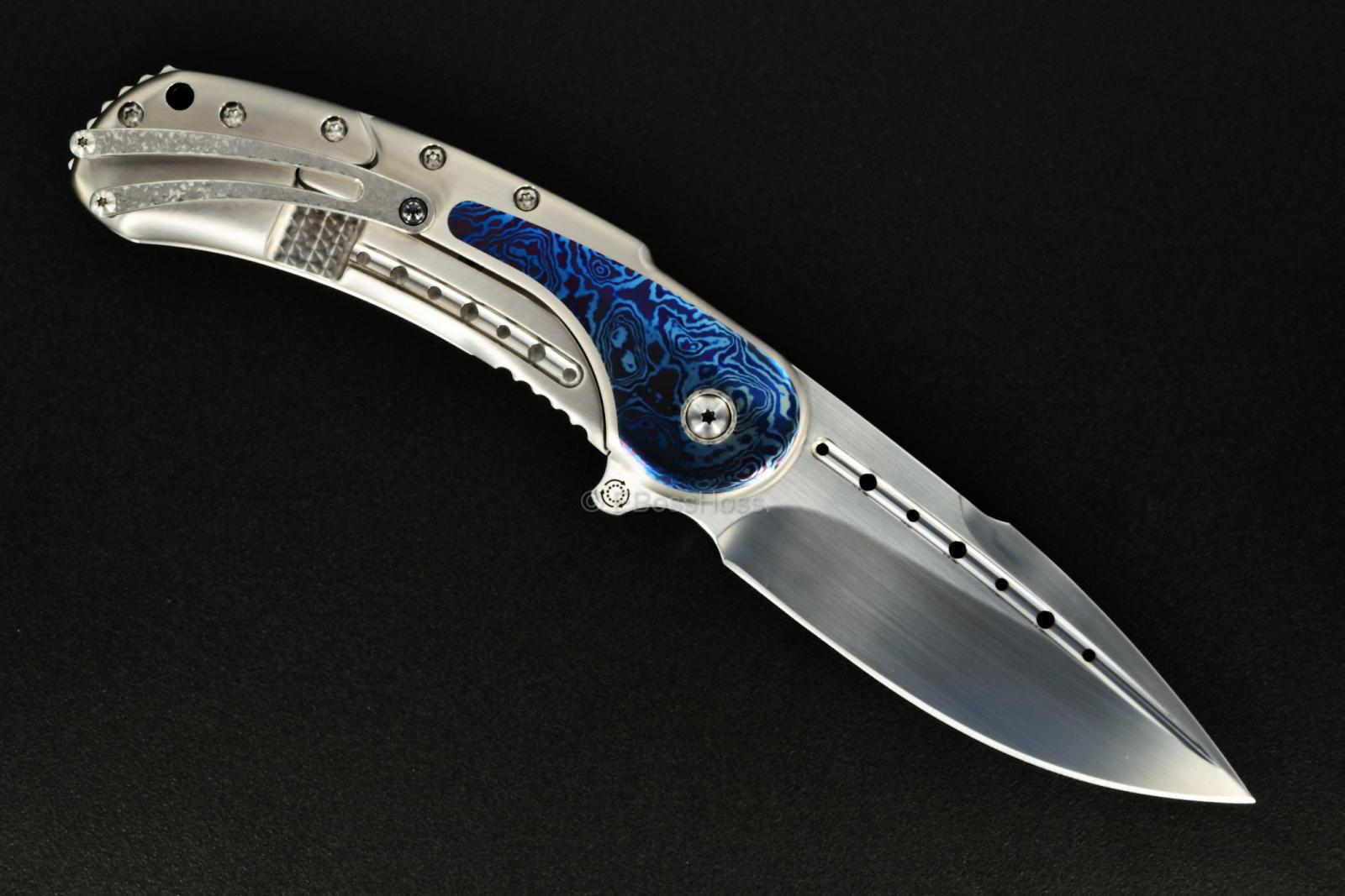 Todd Begg Knives Timascus Bodega Flipper