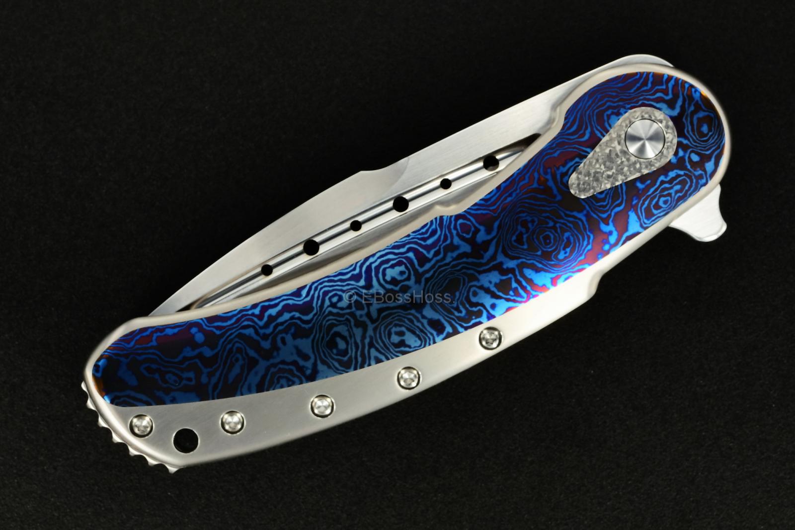 Todd Begg Knives Timascus Bodega Flipper