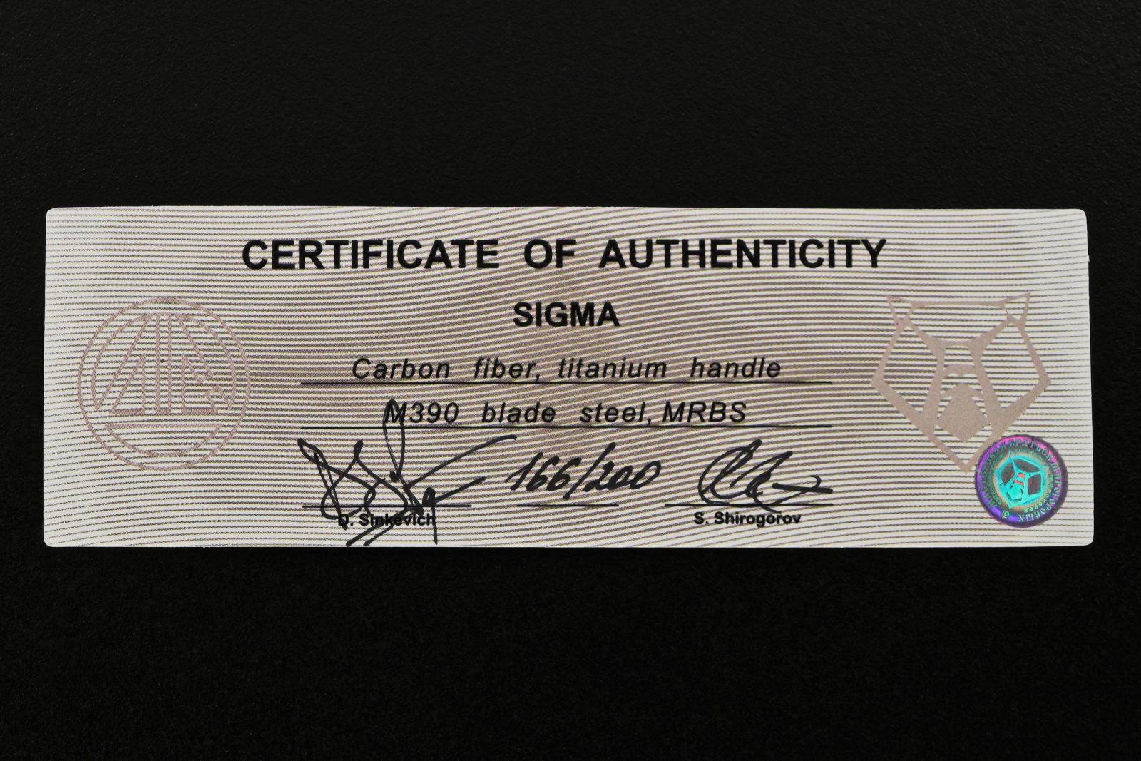 Sergey Shirogorov Sigma Flipper - Dmitry Sinkevich Design