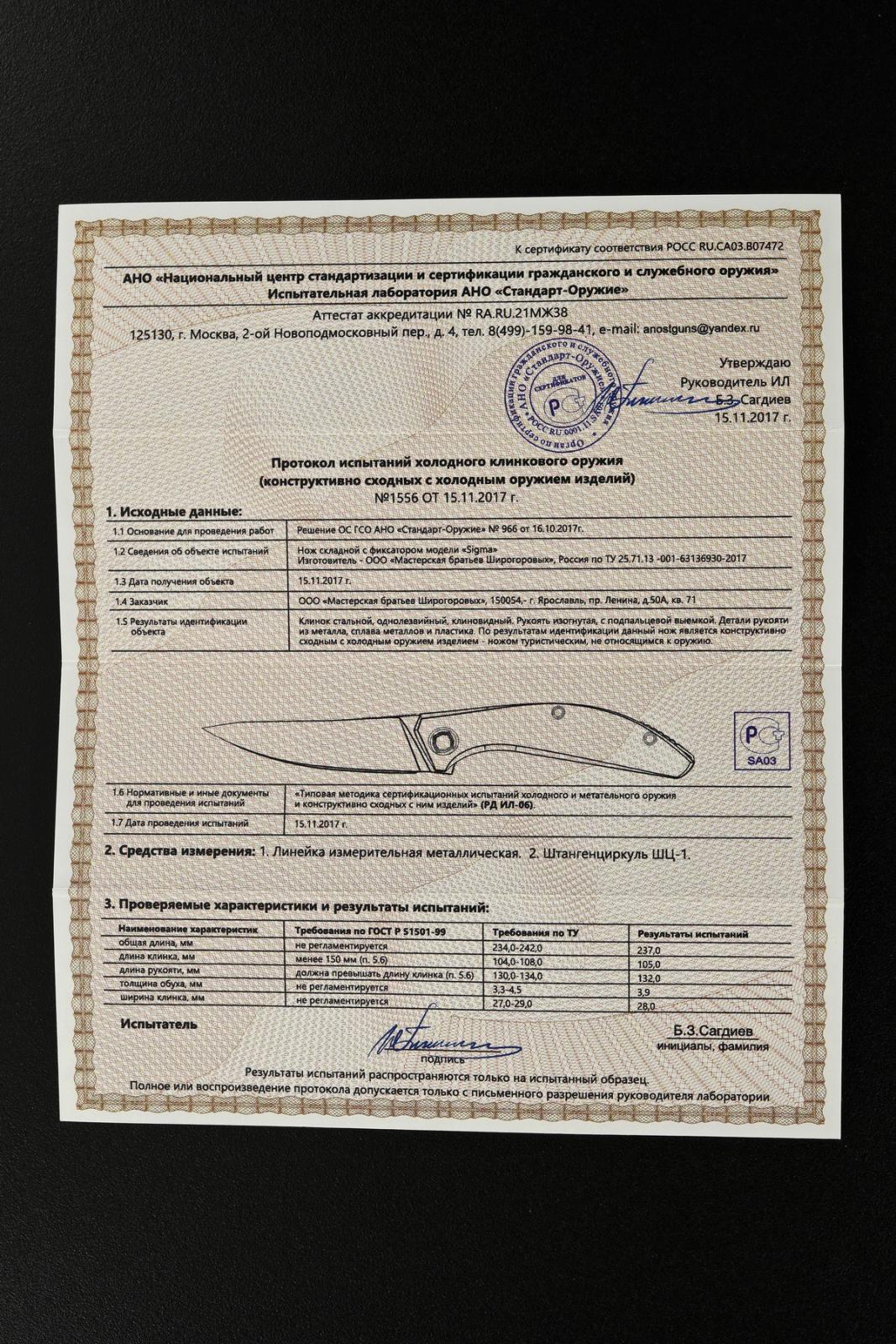 Sergey Shirogorov Sigma Flipper - Dmitry Sinkevich Design