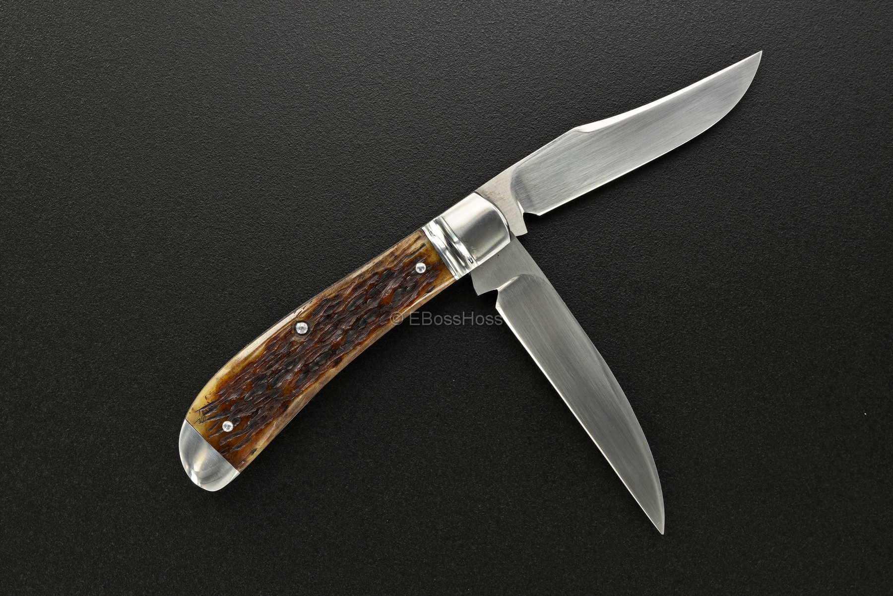 Dr T (David Tabor) Knives Custom Wharncliffe Trapper Slip Joint