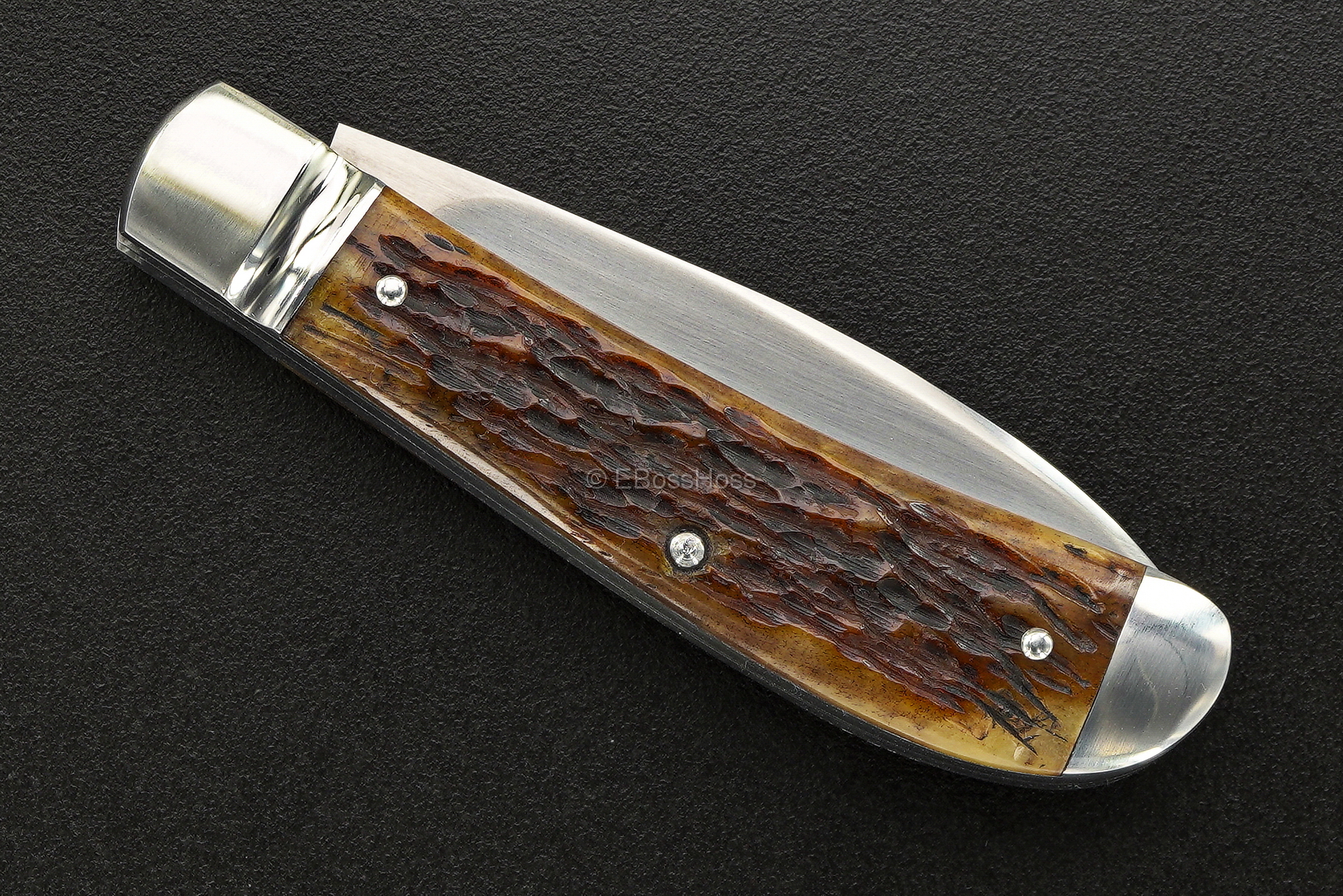 Dr T (David Tabor) Knives Custom Wharncliffe Trapper Slip Joint