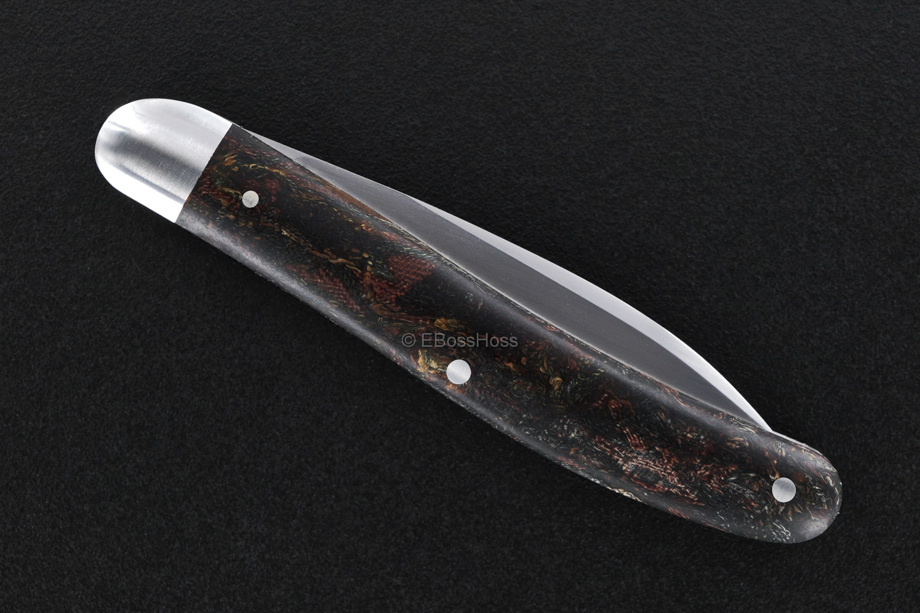 Tony Bose Custom Rag Micarta Serpentine Trapper Slip Joint