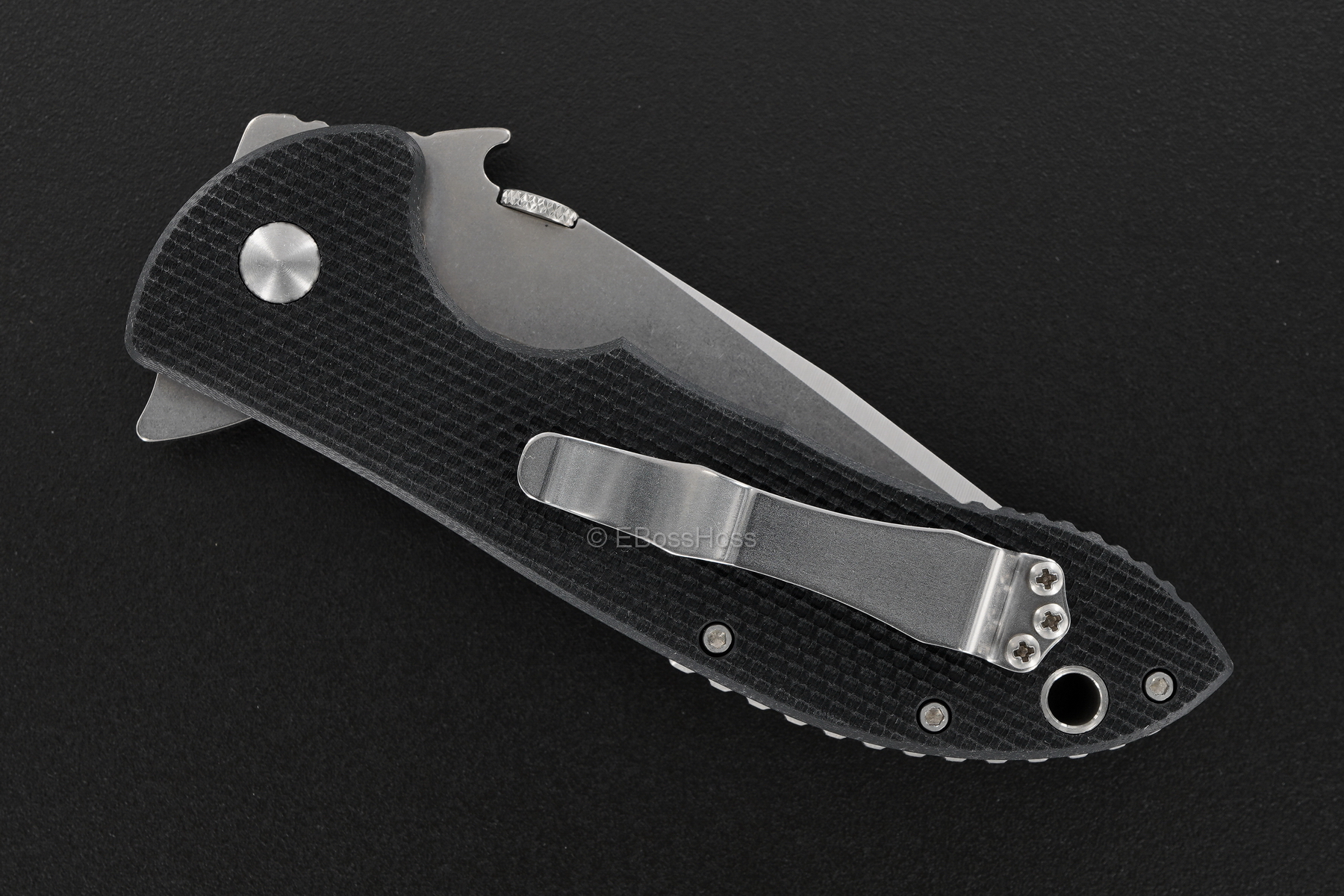 Ernie Emerson X-HD Commander Flipper Prototype Hand-ground by Ernie