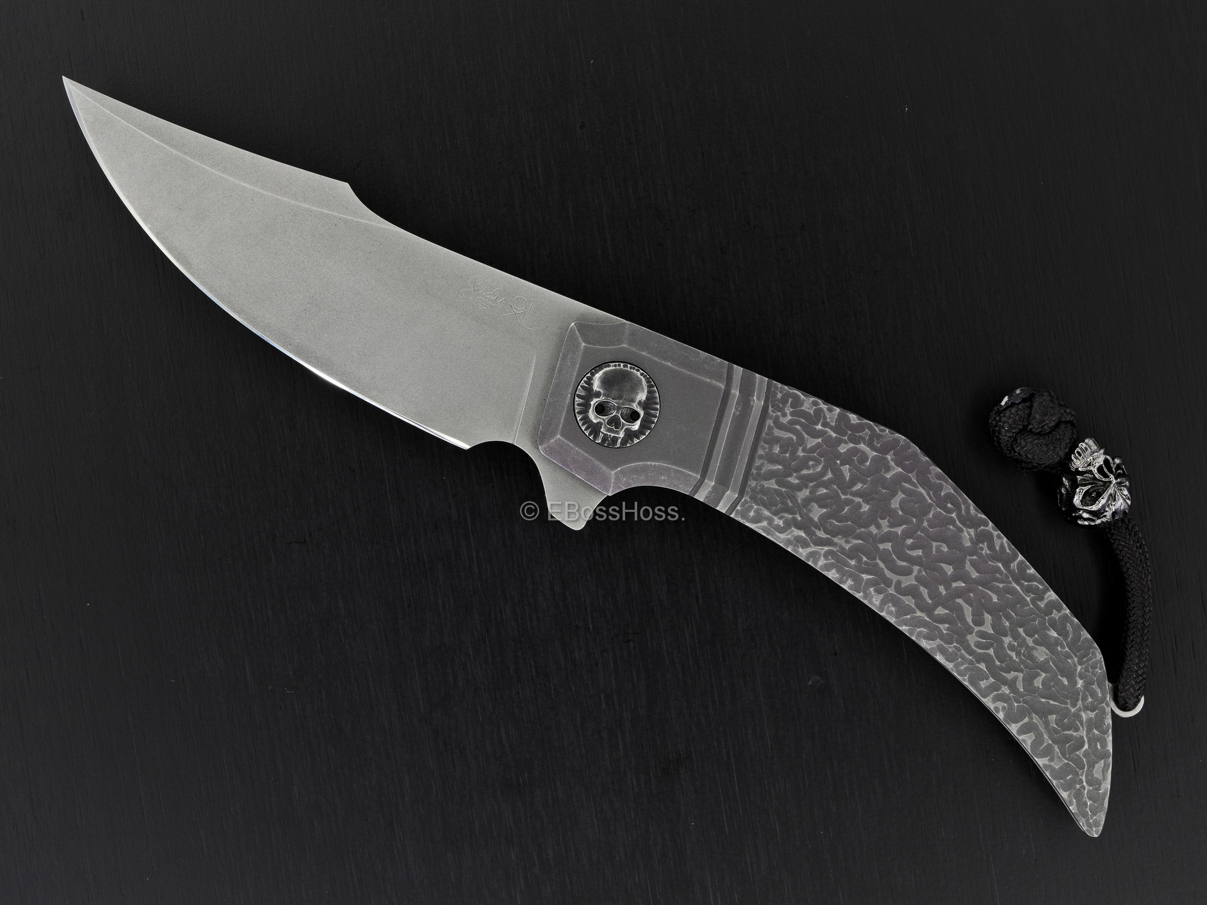 Gudy van Poppel Custom Engraved Xerxes Flipper Collaboration PROTOTYPE