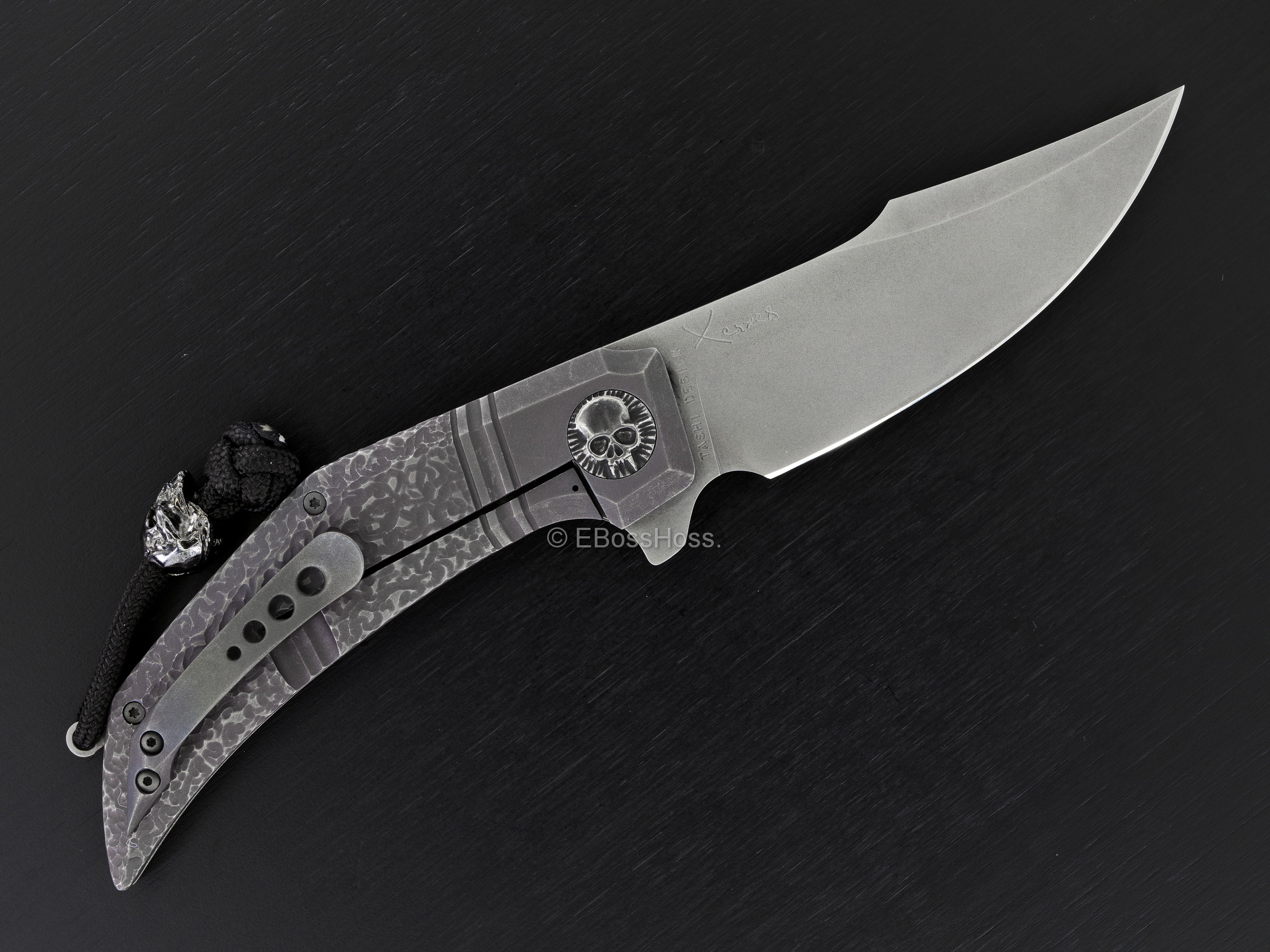 Gudy van Poppel Custom Engraved Xerxes Flipper Collaboration PROTOTYPE