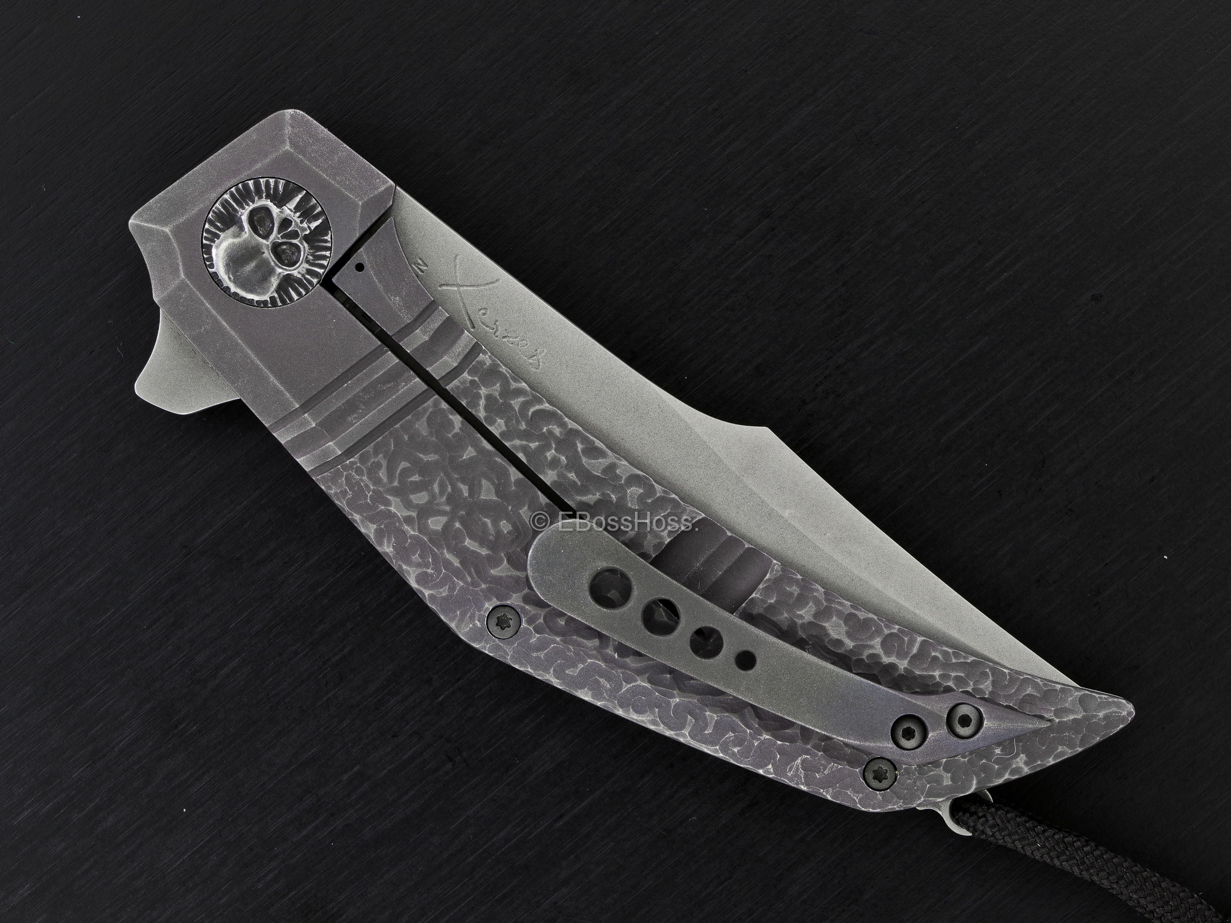 Gudy van Poppel Custom Engraved Xerxes Flipper Collaboration PROTOTYPE