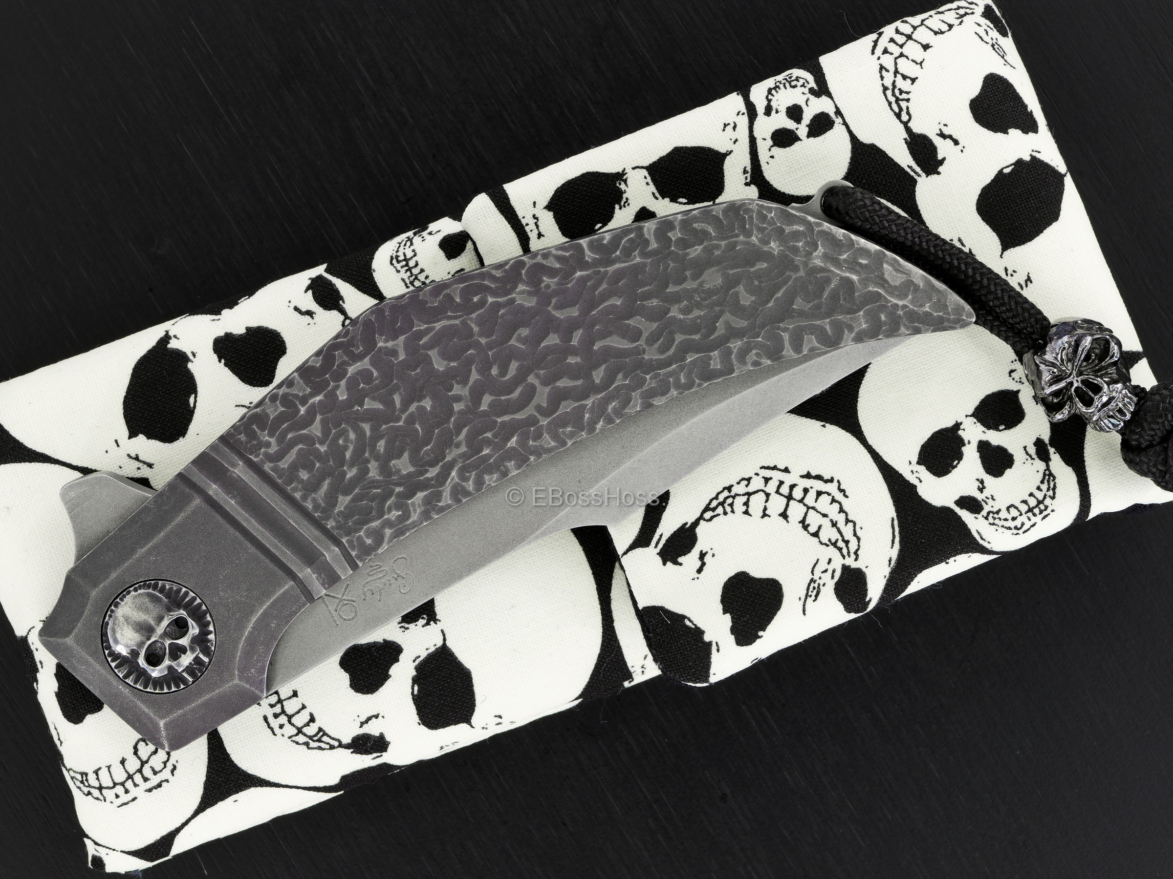 Gudy van Poppel Custom Engraved Xerxes Flipper Collaboration PROTOTYPE