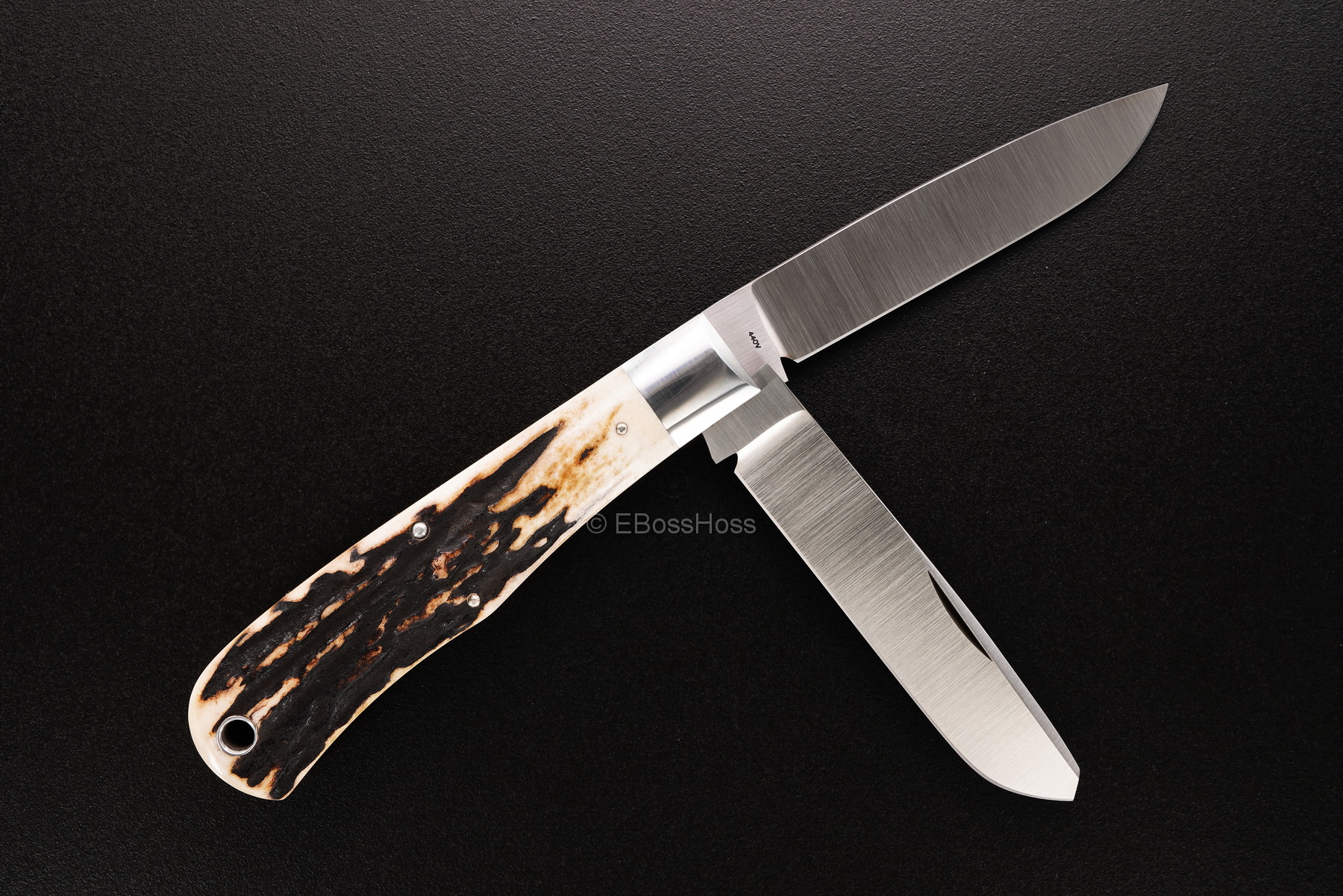 Reese Bose Custom Stag Bullet Trapper Slip Joint