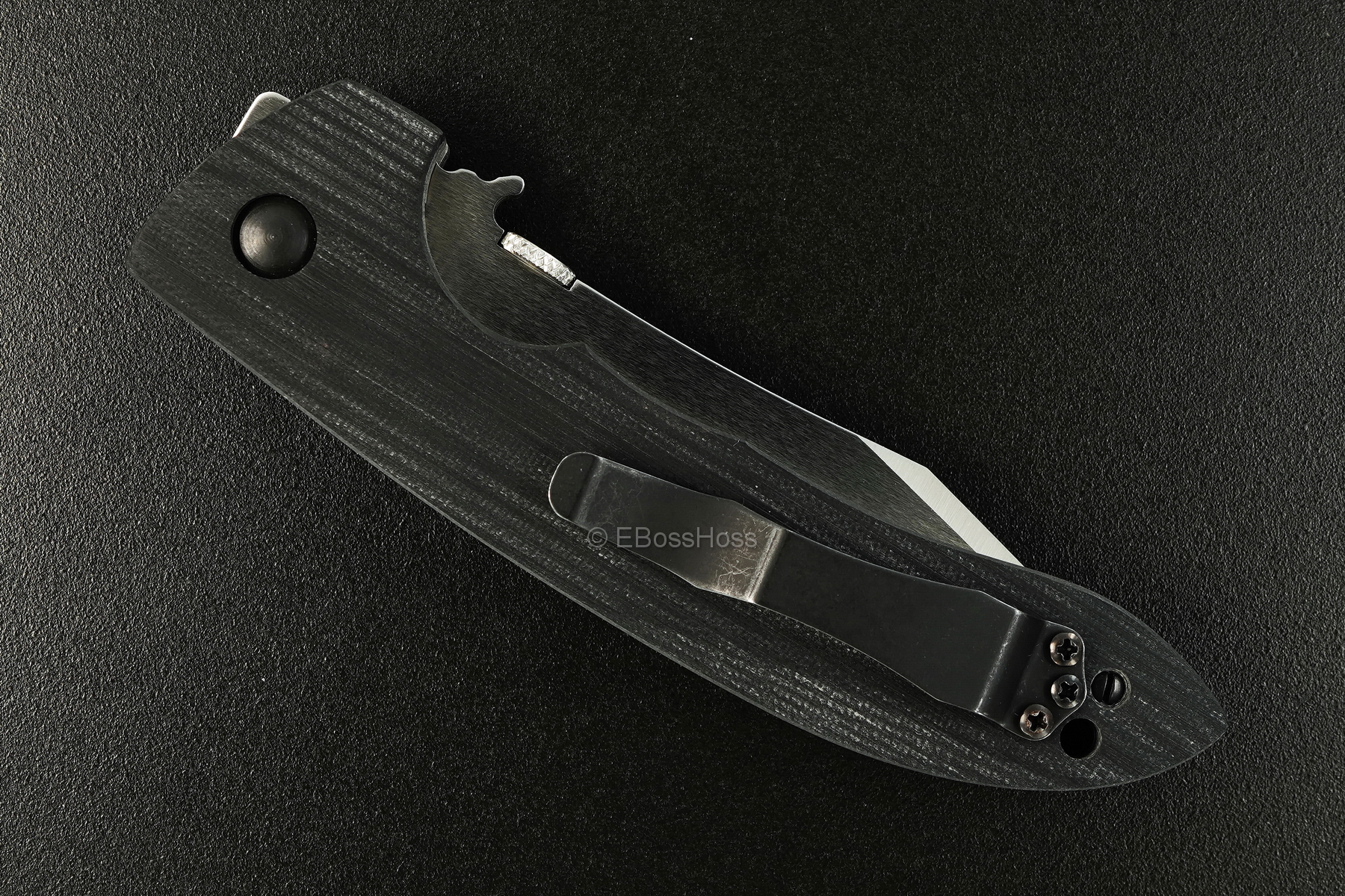 Ernie Emerson Contoured-handle Black CQC-8