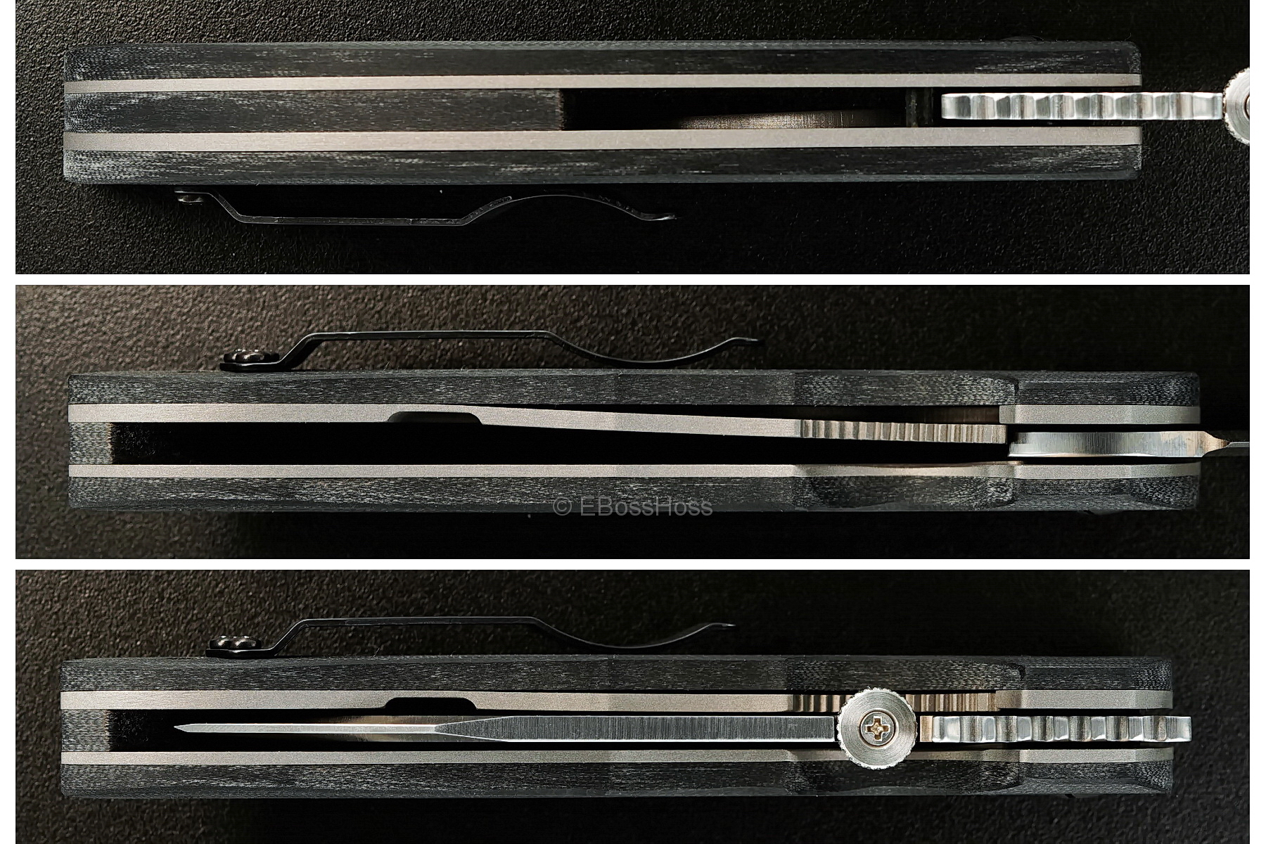 Ernie Emerson Contoured-handle Black CQC-8