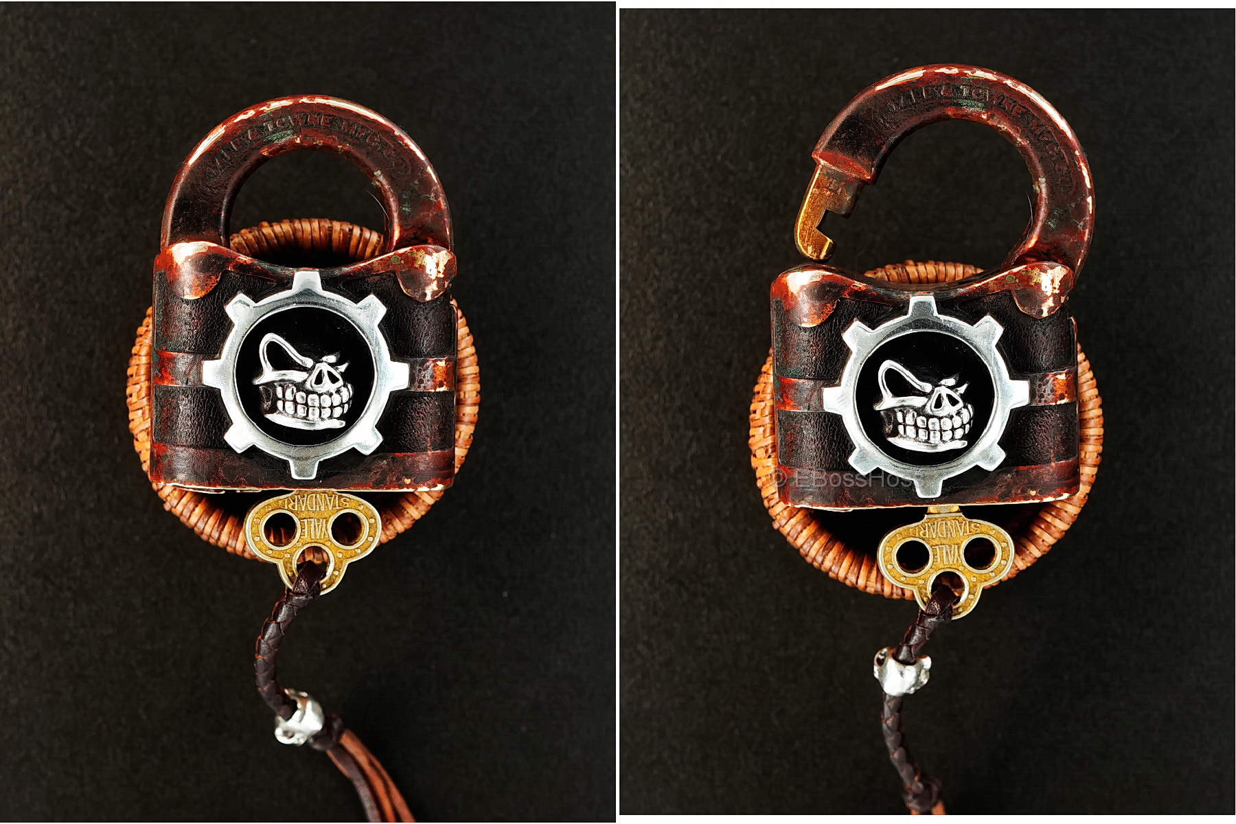 Starlingear Starlingear Custom Brass Yale Lock & Key, and Leather Case