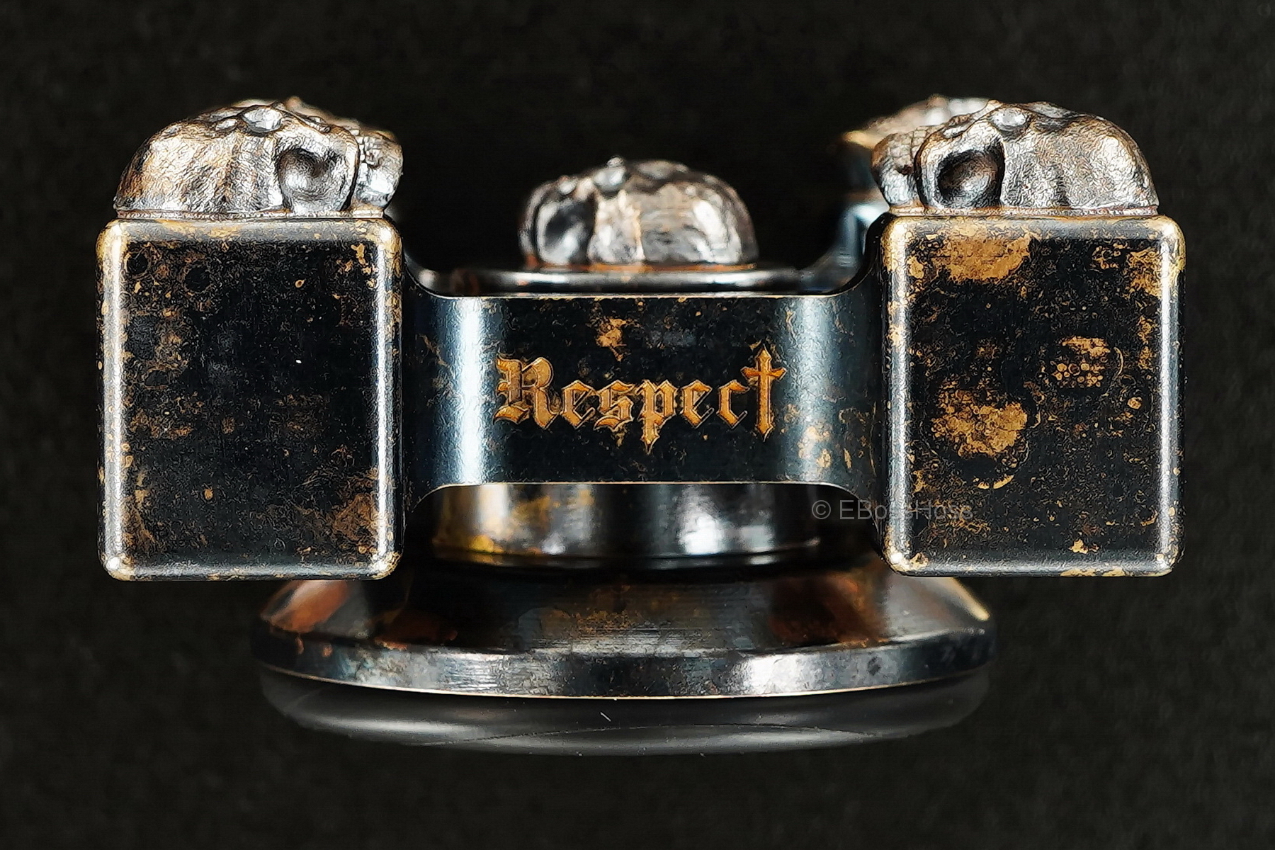 Steel Flame Derrick Obatake -ONE- Custom XL Darkness Sledge Ring Spin