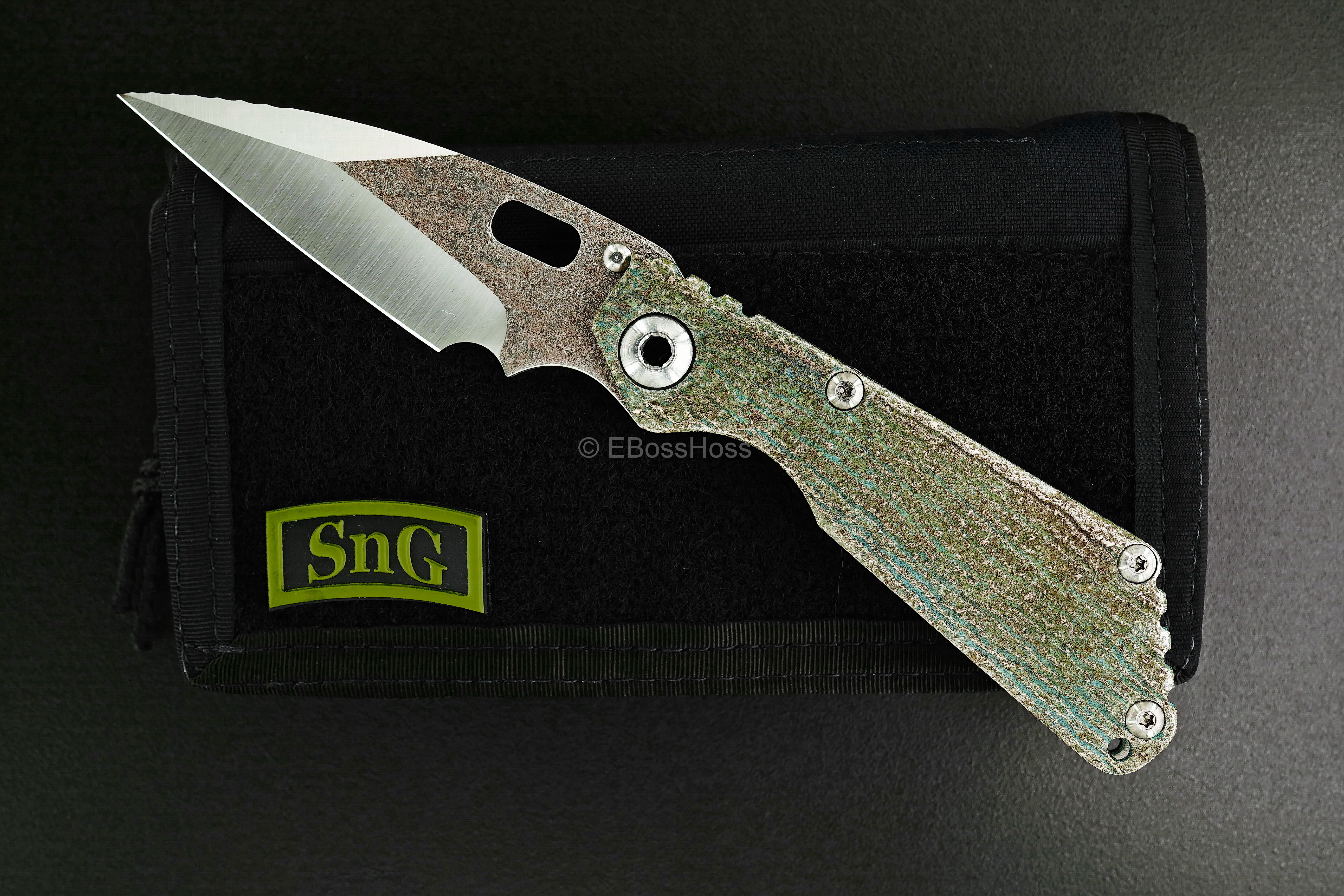 Mick Strider (MSC) Custom Wharncliffe SnG - Exceptional Groot-Texture by Forrest Strider