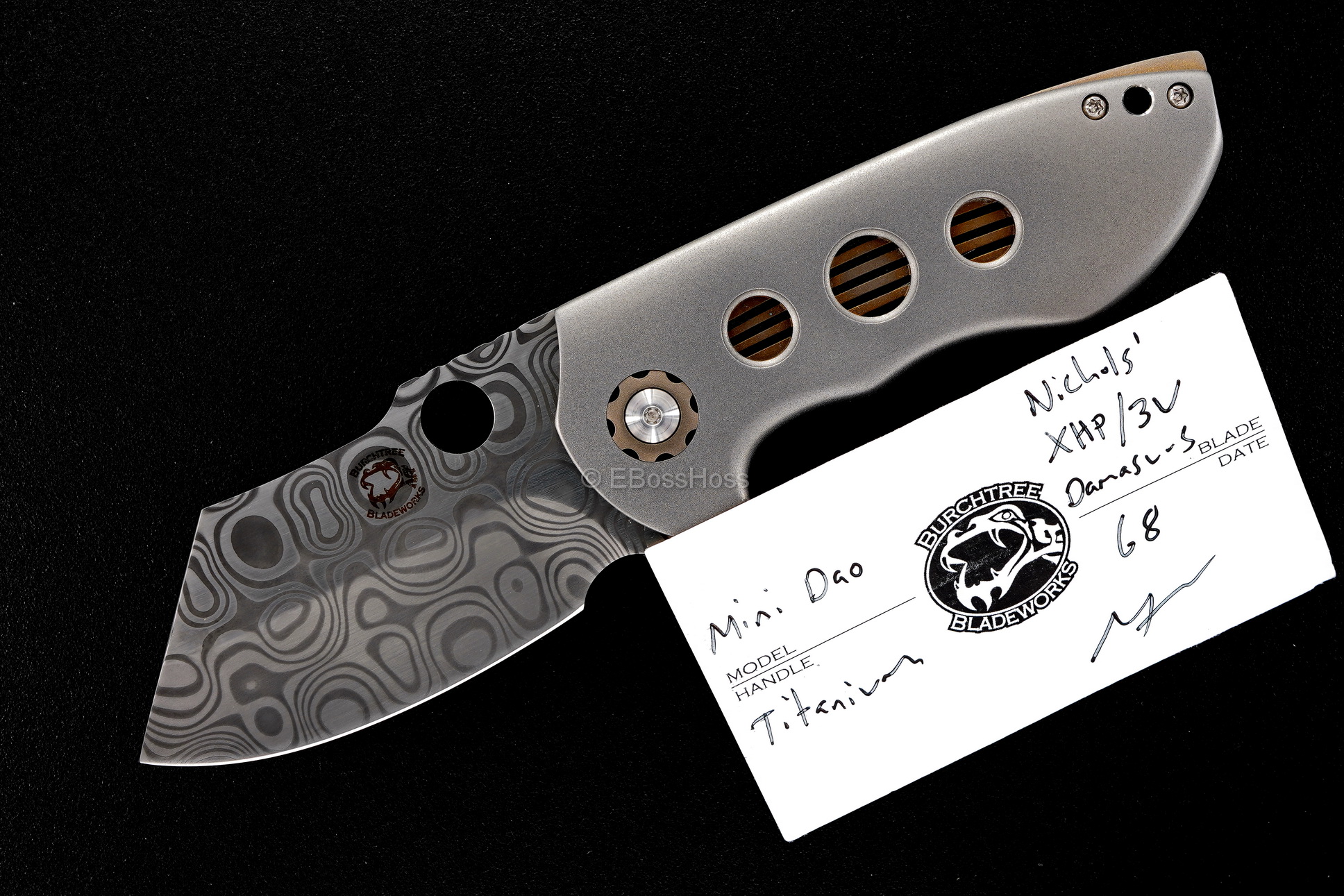 Michael Burch Custom Deluxe Vented Mini Dao Flipper