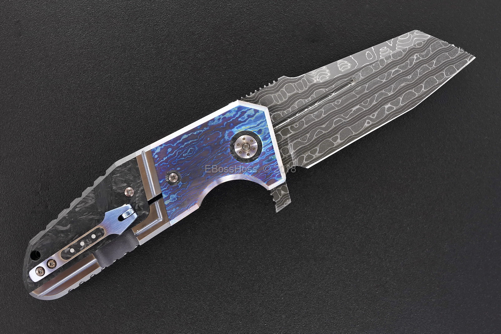 Shane Sibert Custom Very Deluxe Bolsterlock Pocket Rocket Flipper