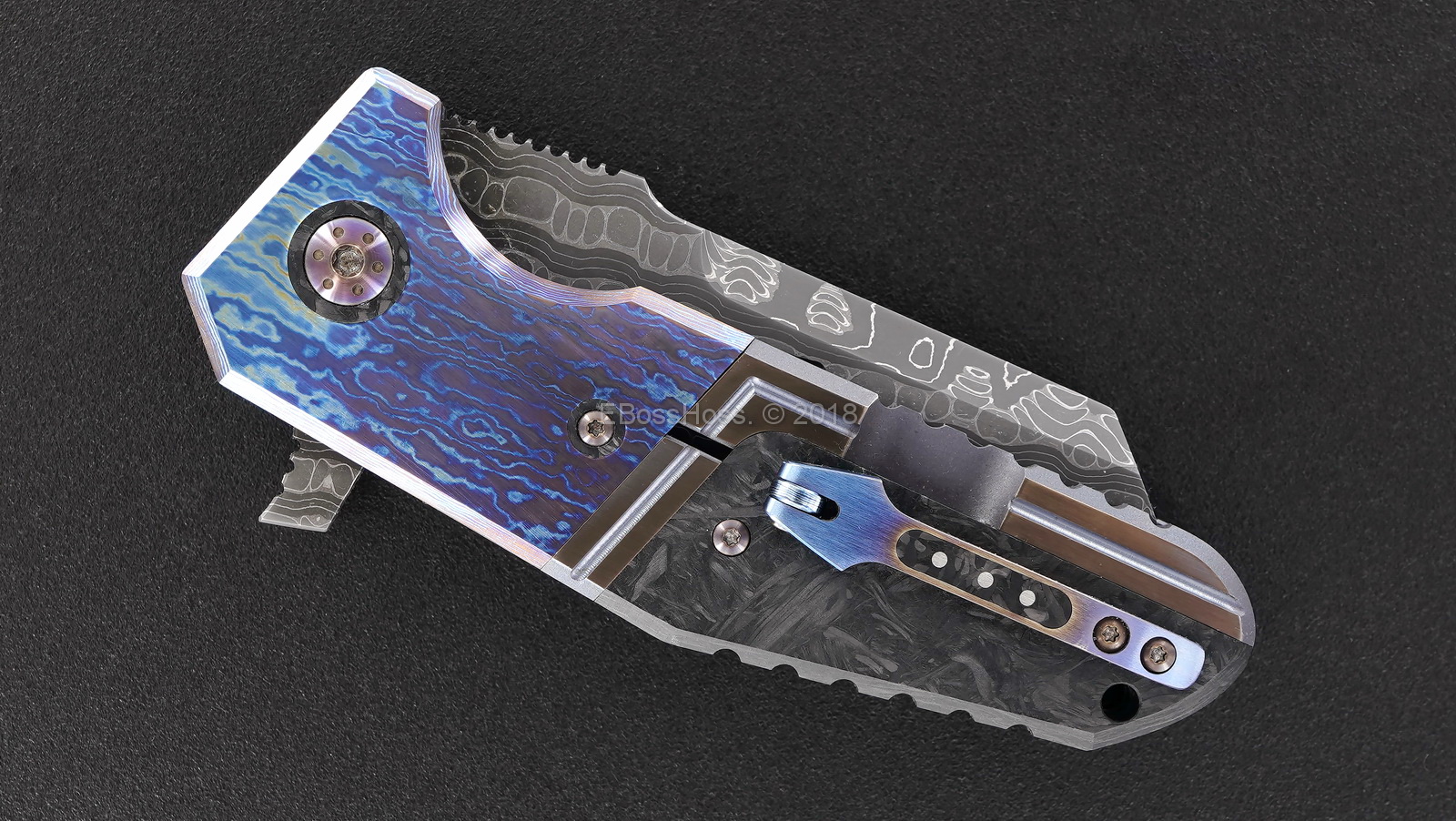 Shane Sibert Custom Very Deluxe Bolsterlock Pocket Rocket Flipper