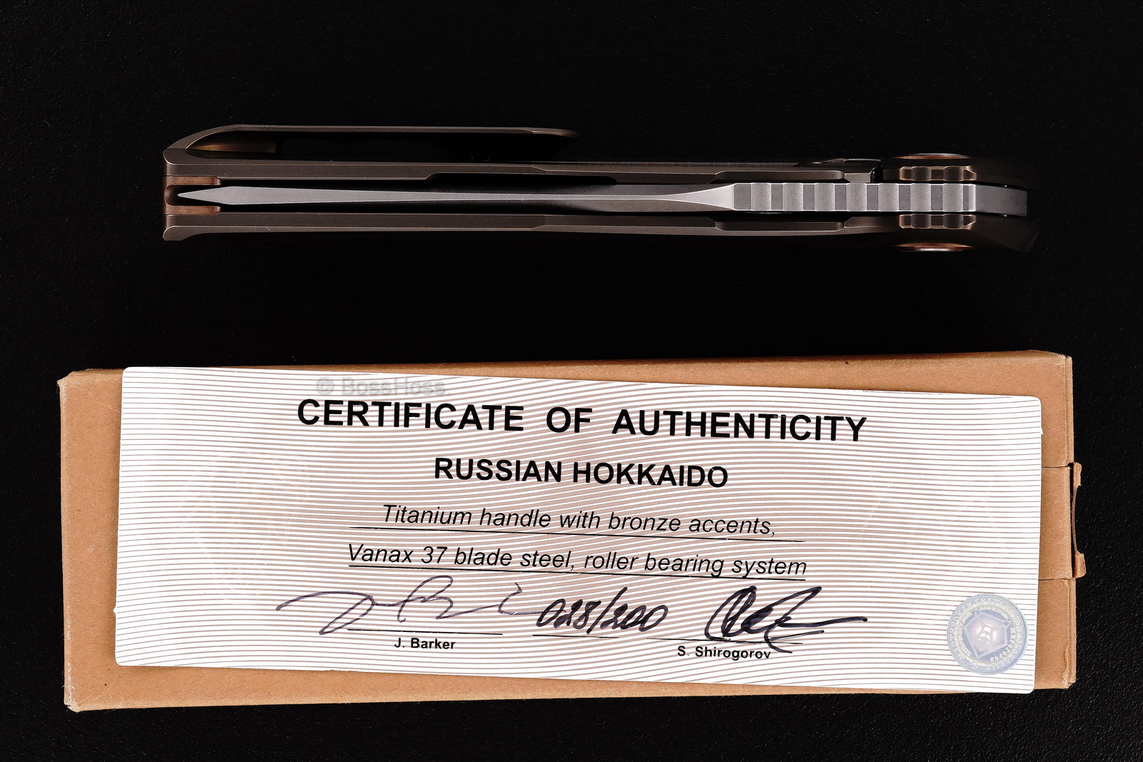 Sergey Shirogorov / John Barker Limited Edition Russian Hokkaido Flipper Collab