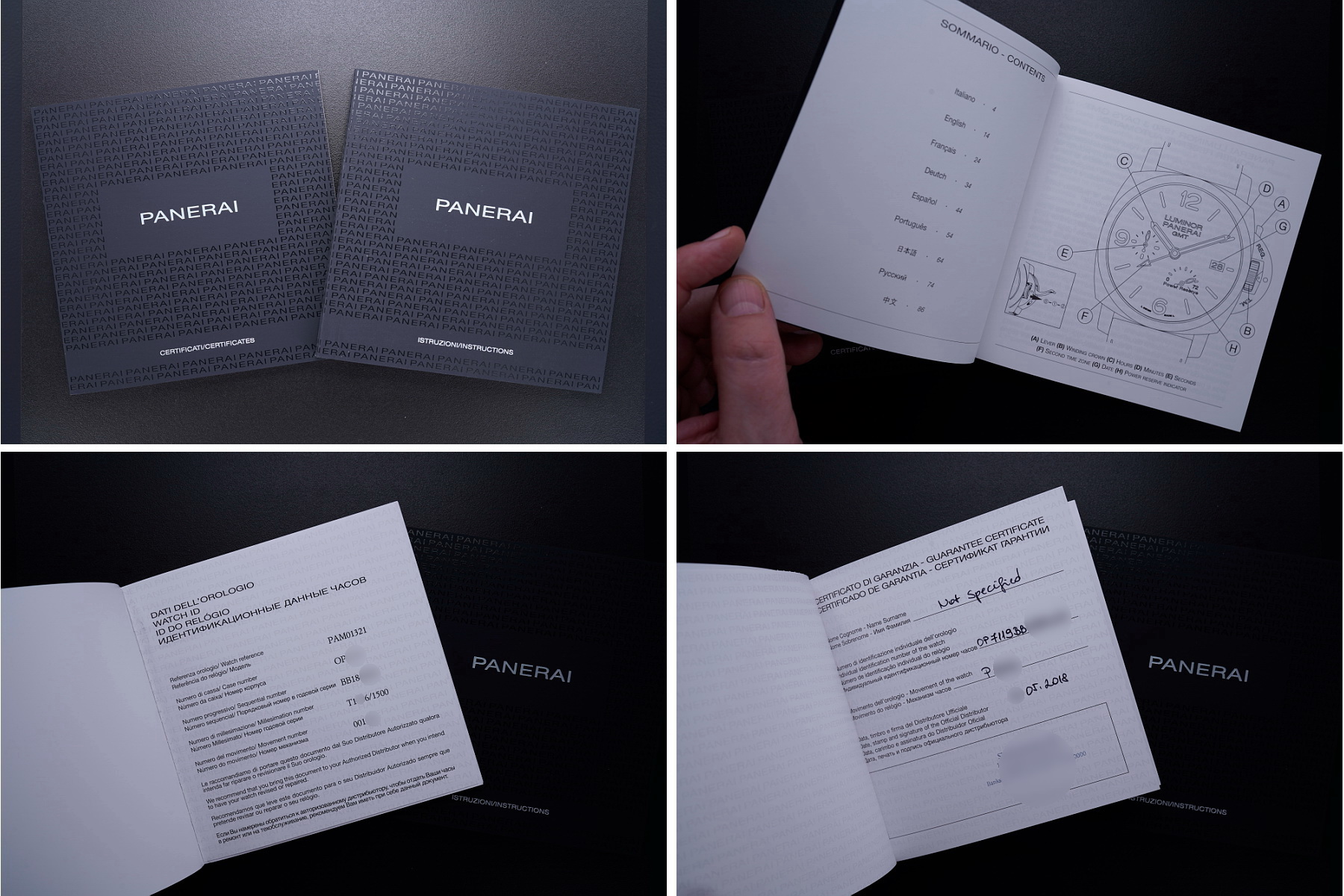 Panerai / Officine LUMINOR MARINA 1950 GMT 1321 - 44MM - PAM01321