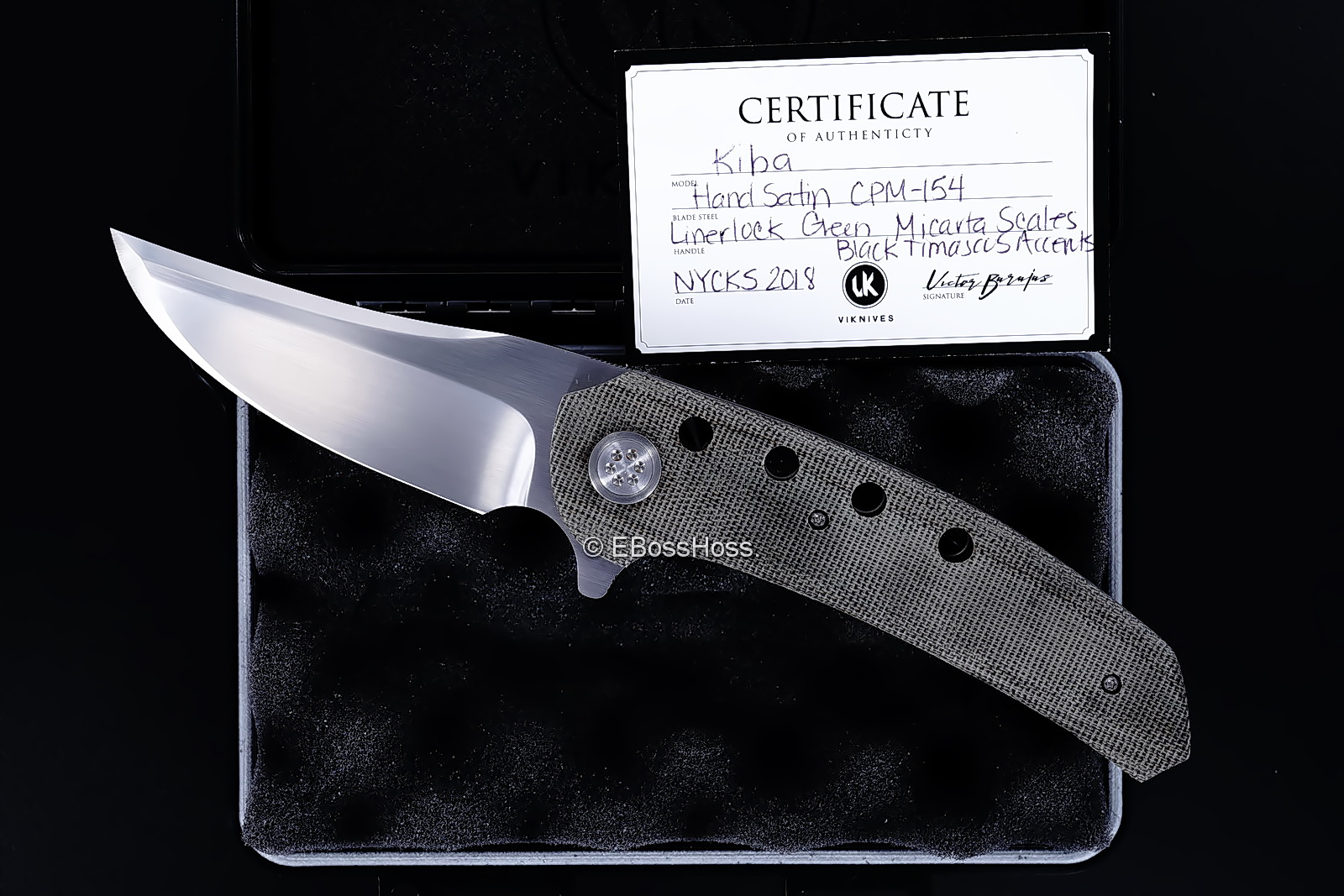 Viknives by Victor Barajas Custom Kiba Flipper