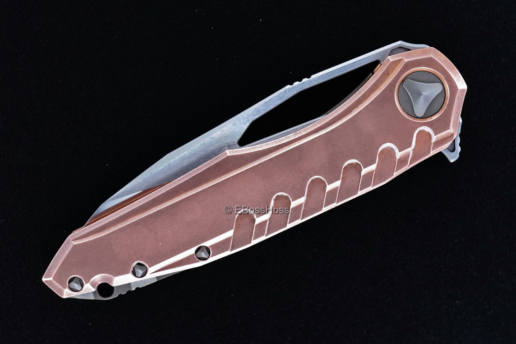 Tony Marfione / Microtech, Munroe / Deryk Munroe Copper Sigil Flipper