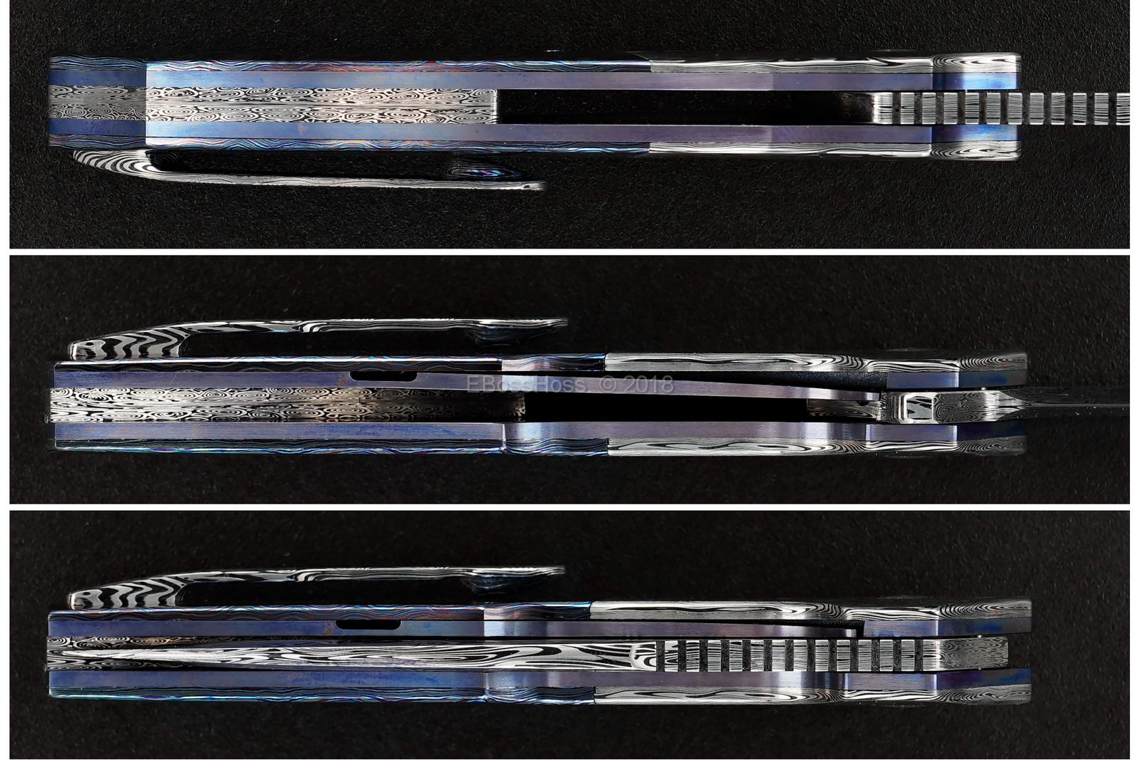 A2 Knives, Bharucha, Thorburn, van Heerden Custom A6 Very Premium Flipper