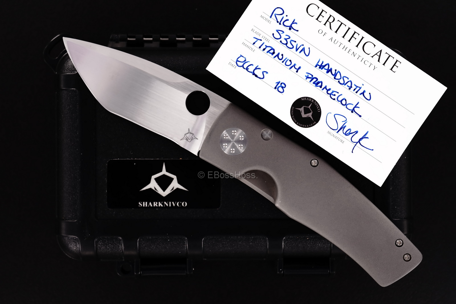 Edison Barajas - Sharknivco Custom Rick Framelock