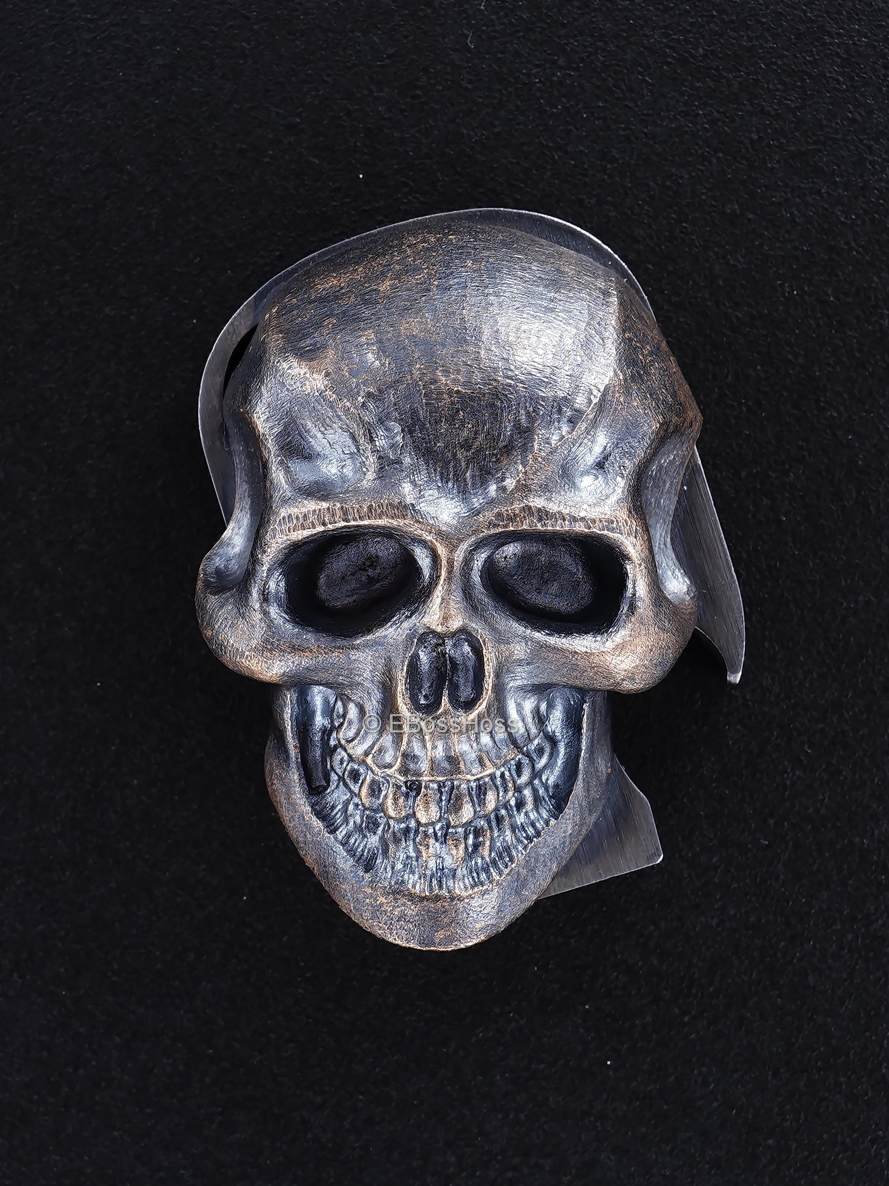 Steel Flame ''ONE'' Custom XXL Darkness Skull HATE PI -- by Derrick Obatake