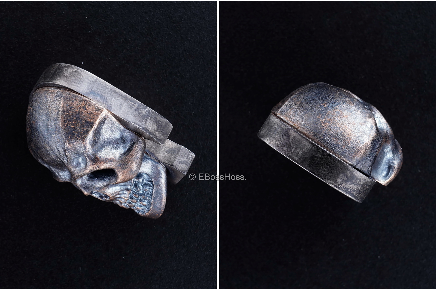 Steel Flame ''ONE'' Custom XXL Darkness Skull HATE PI -- by Derrick Obatake