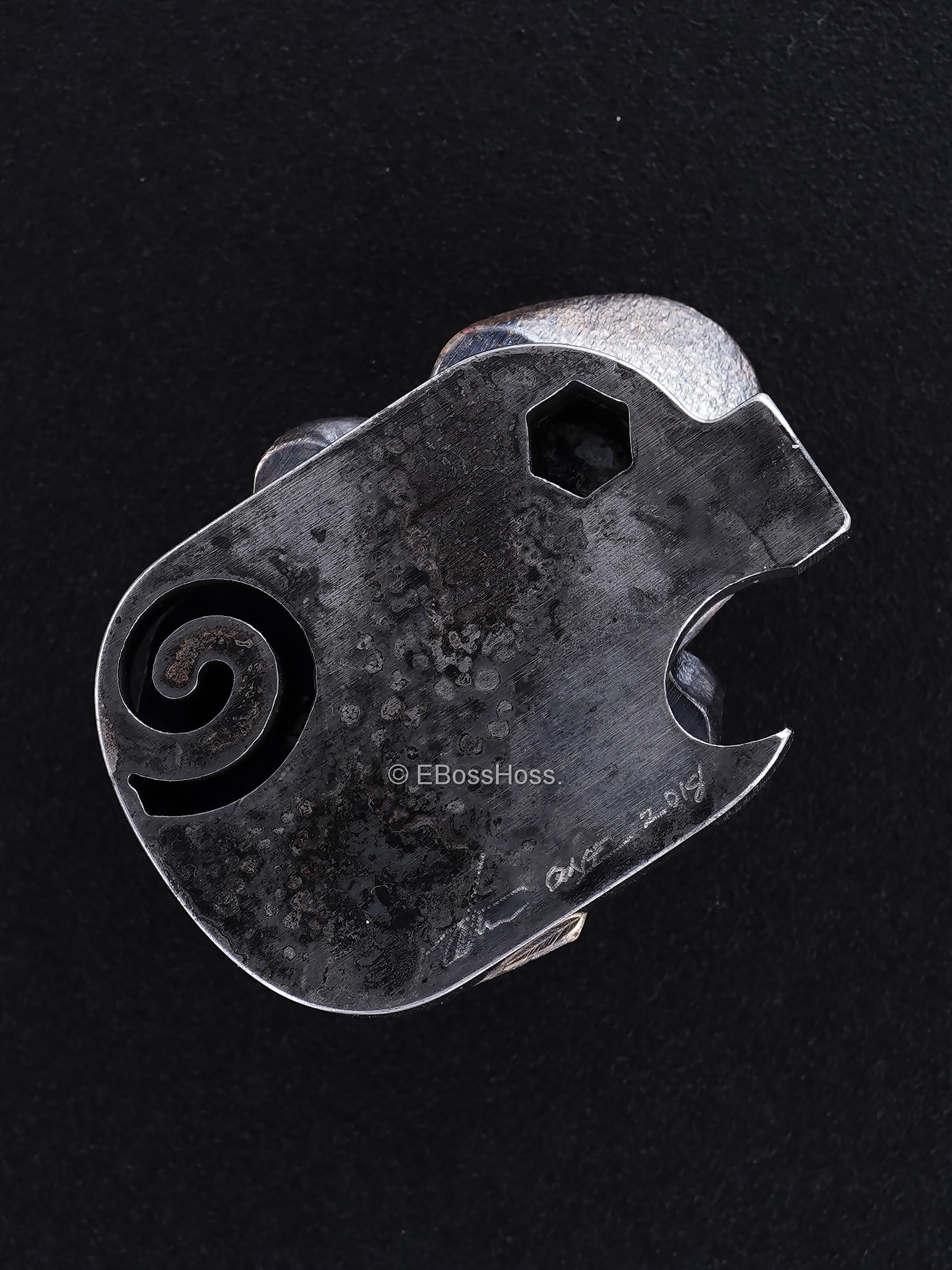 Steel Flame ''ONE'' Custom XXL Darkness Skull HATE PI -- by Derrick Obatake