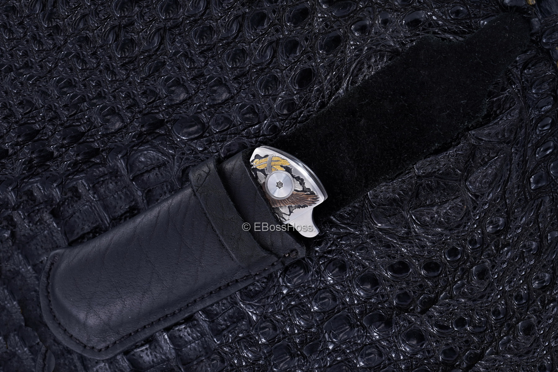 D.B. Fraley Custom Torrent Flipper - Masterfully engraved by Pedro Villarrubia