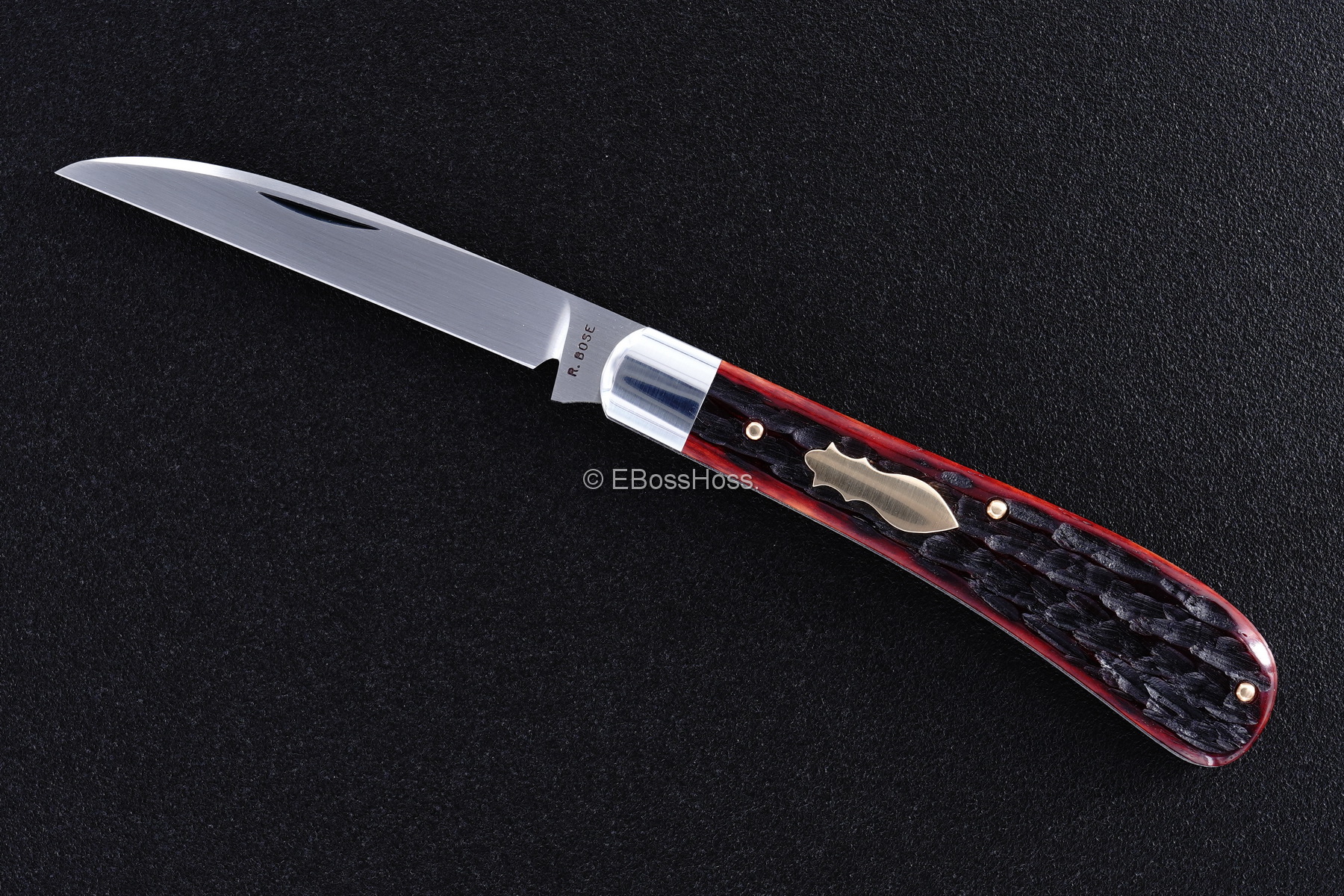 Reese Bose Custom Gents Folder with Gold Highlights