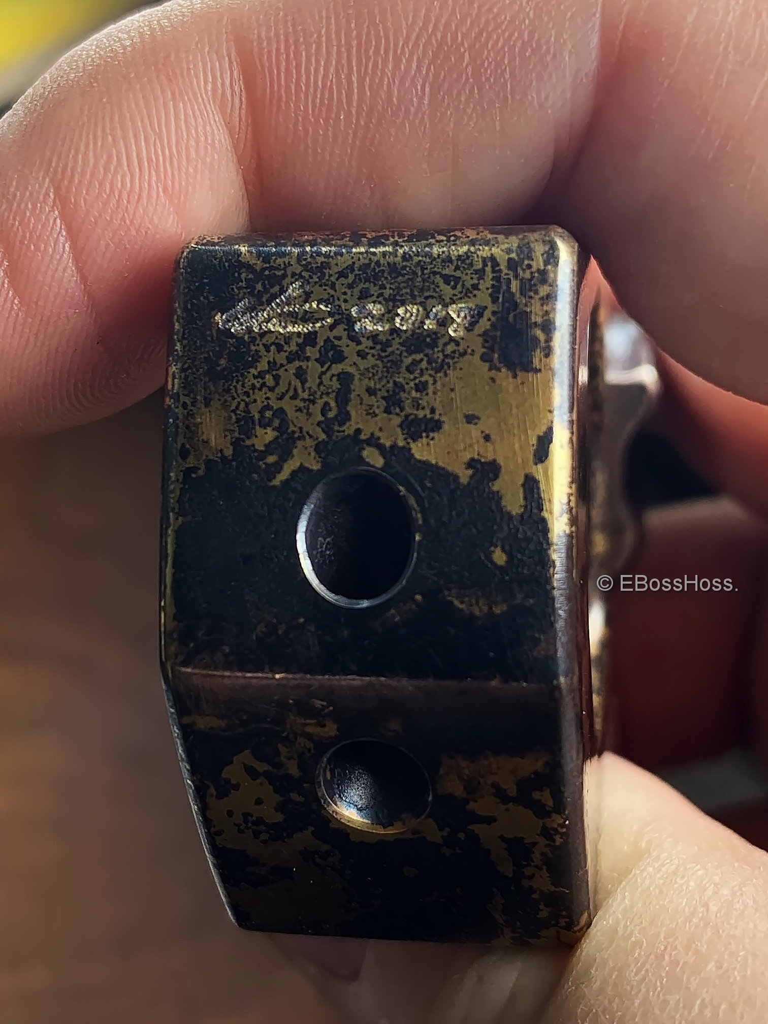 Steel Flame Silver XXX Darkness XL Sledge Ring by Derrick Obatake