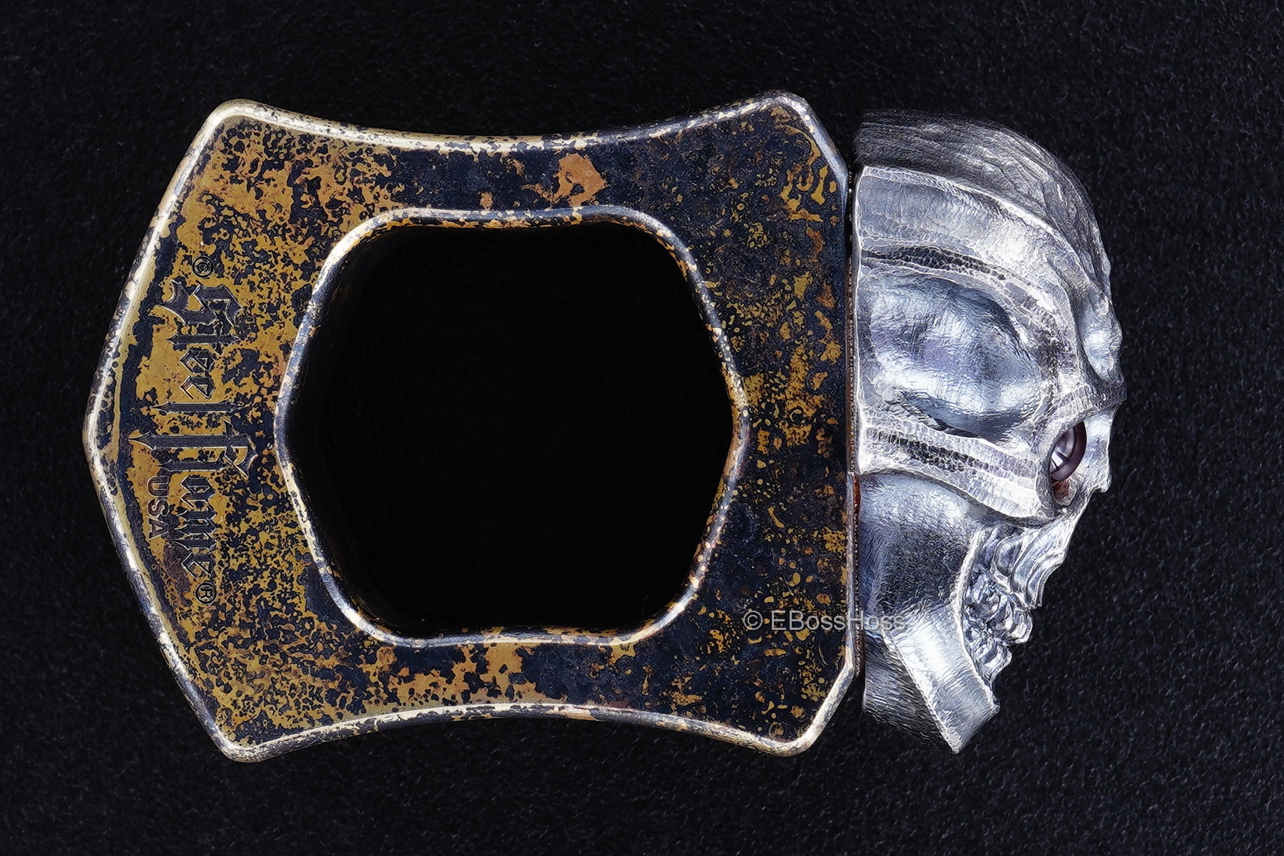 Steel Flame Silver XXX Darkness XL Sledge Ring