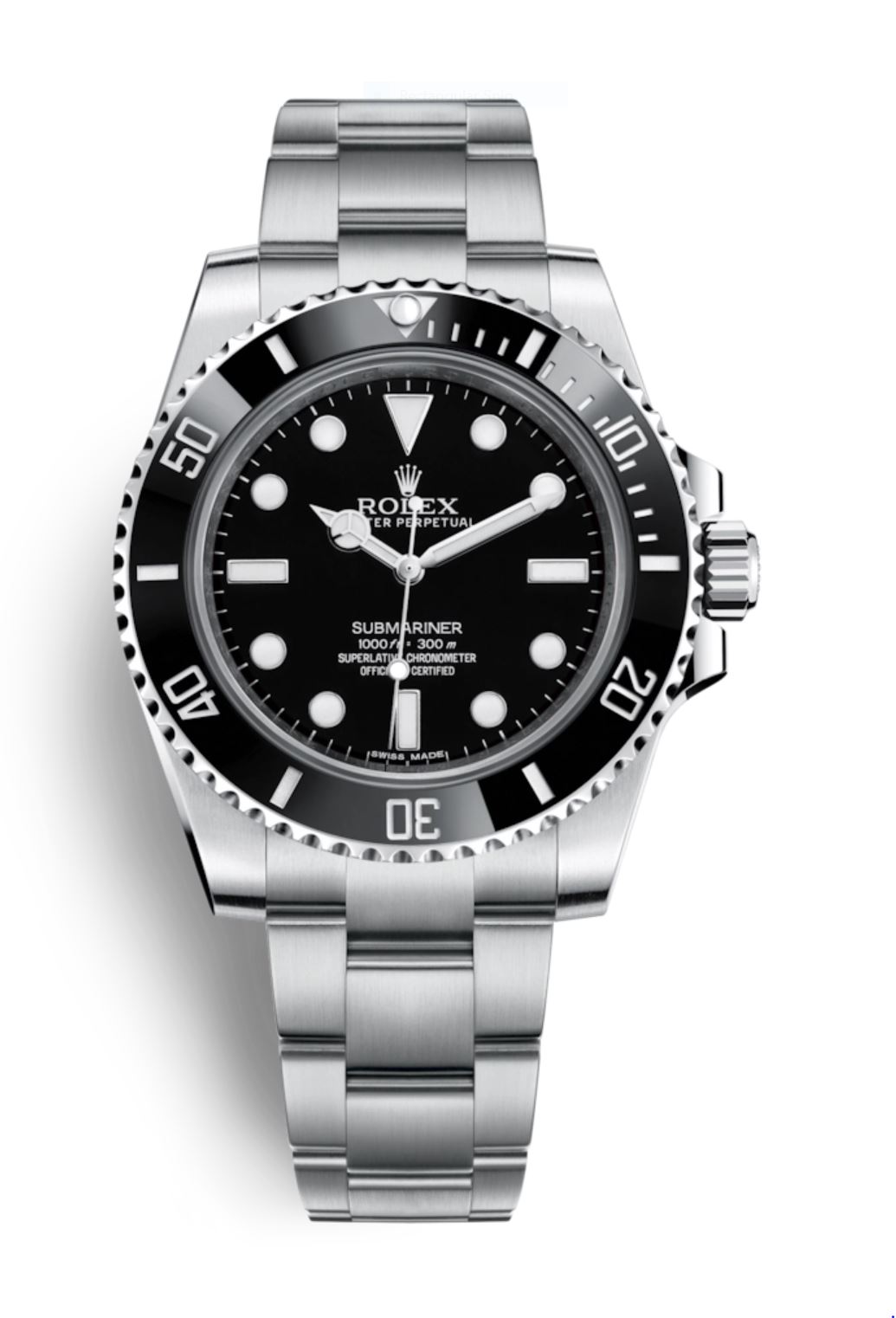 ROLEX Stainless-Steel No-Date Submariner - 114060LN