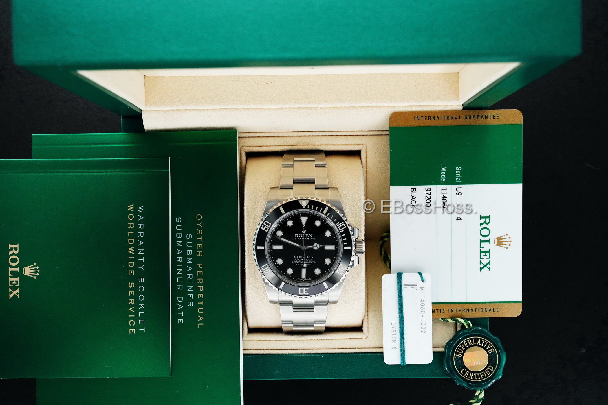 Stainless-Steel No-Date Submariner - 114060LN