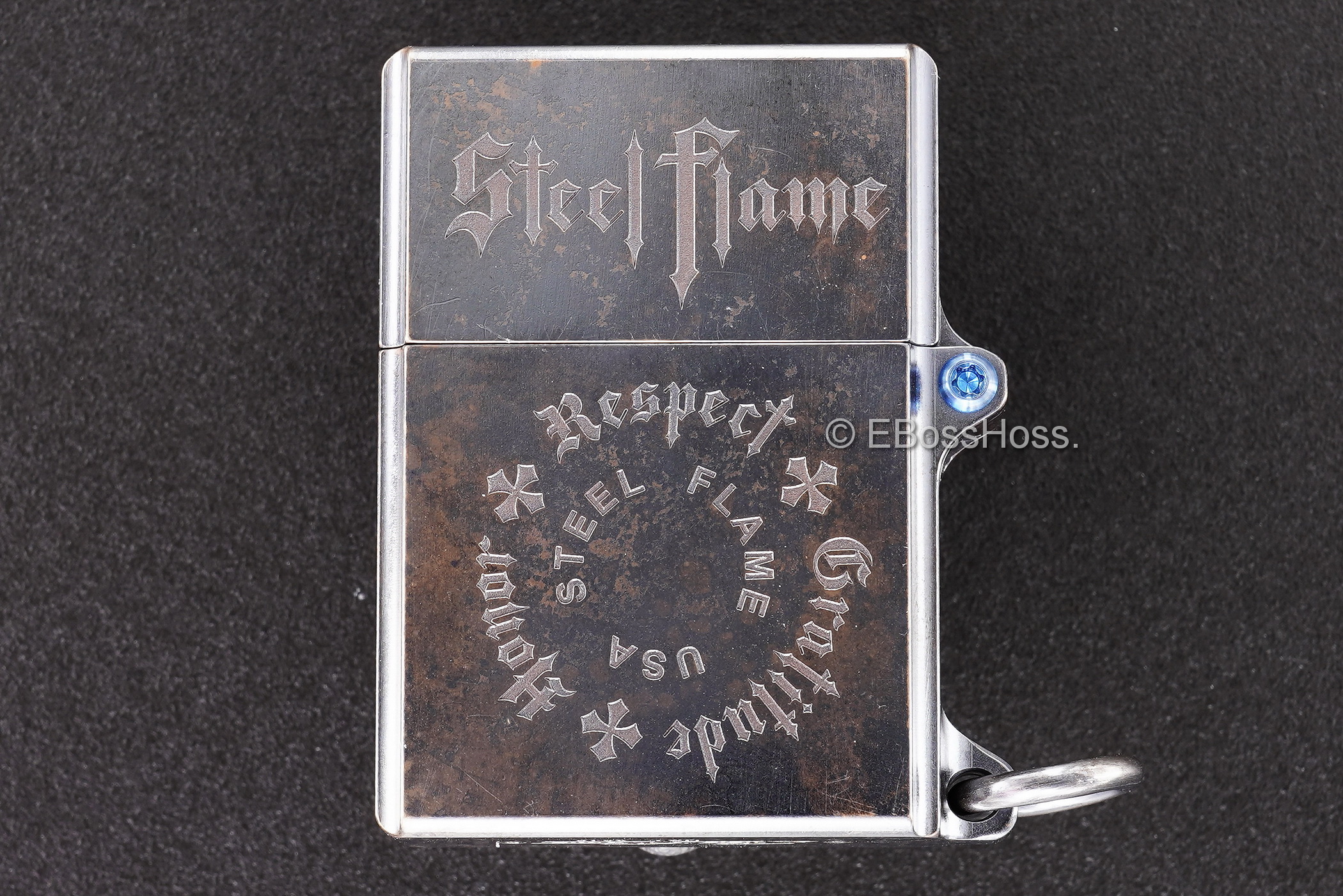 3D Sledge Bronze Lighter - with XXL Darkness & .45 Casing