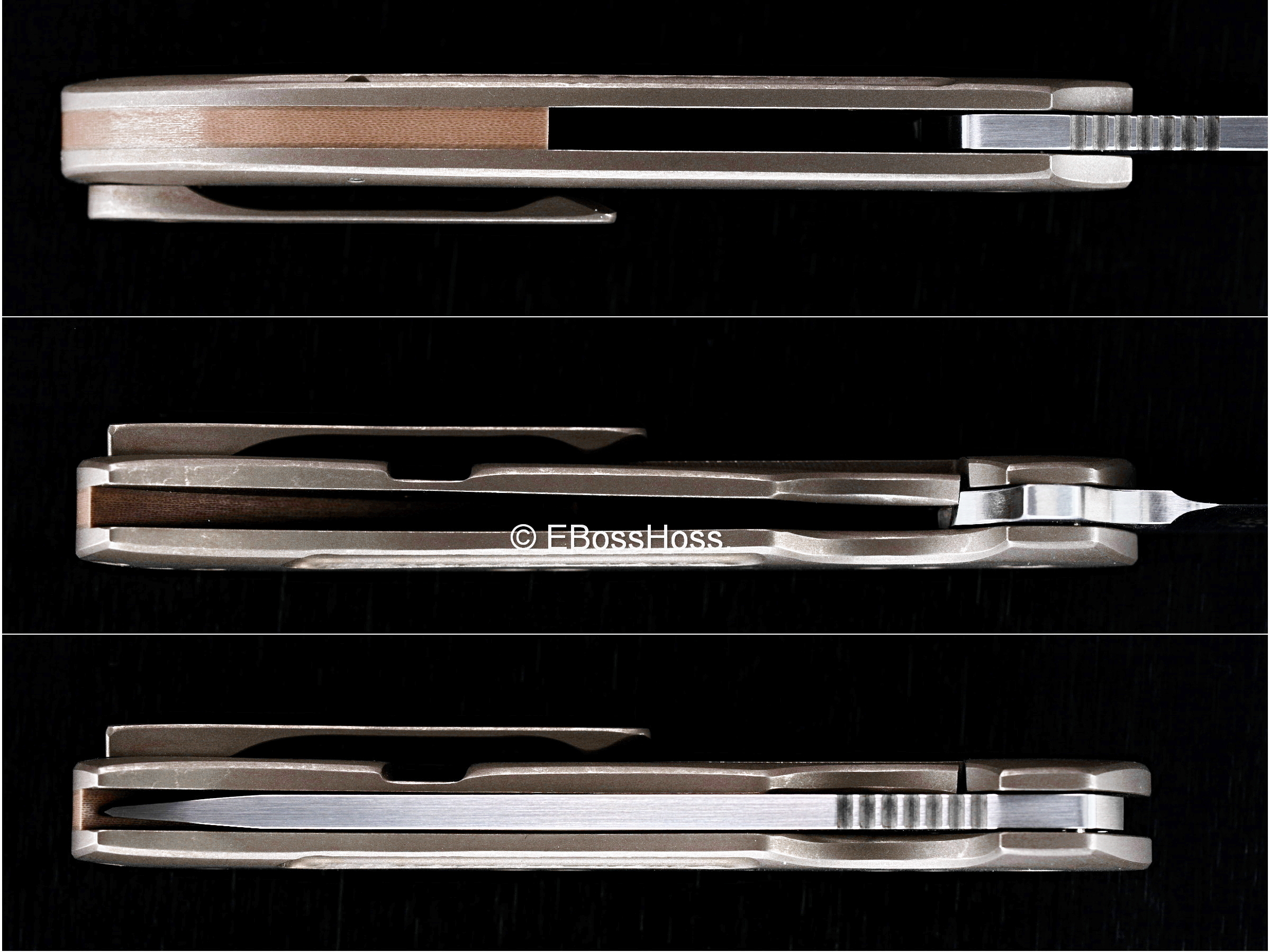 Sean Kendrick / David Mosier Serpent Line Framelock Flipper