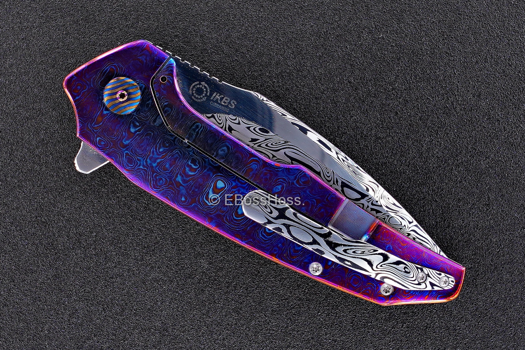 A2 Knives Custom A6 Midi Very Premium Framelock Flipper