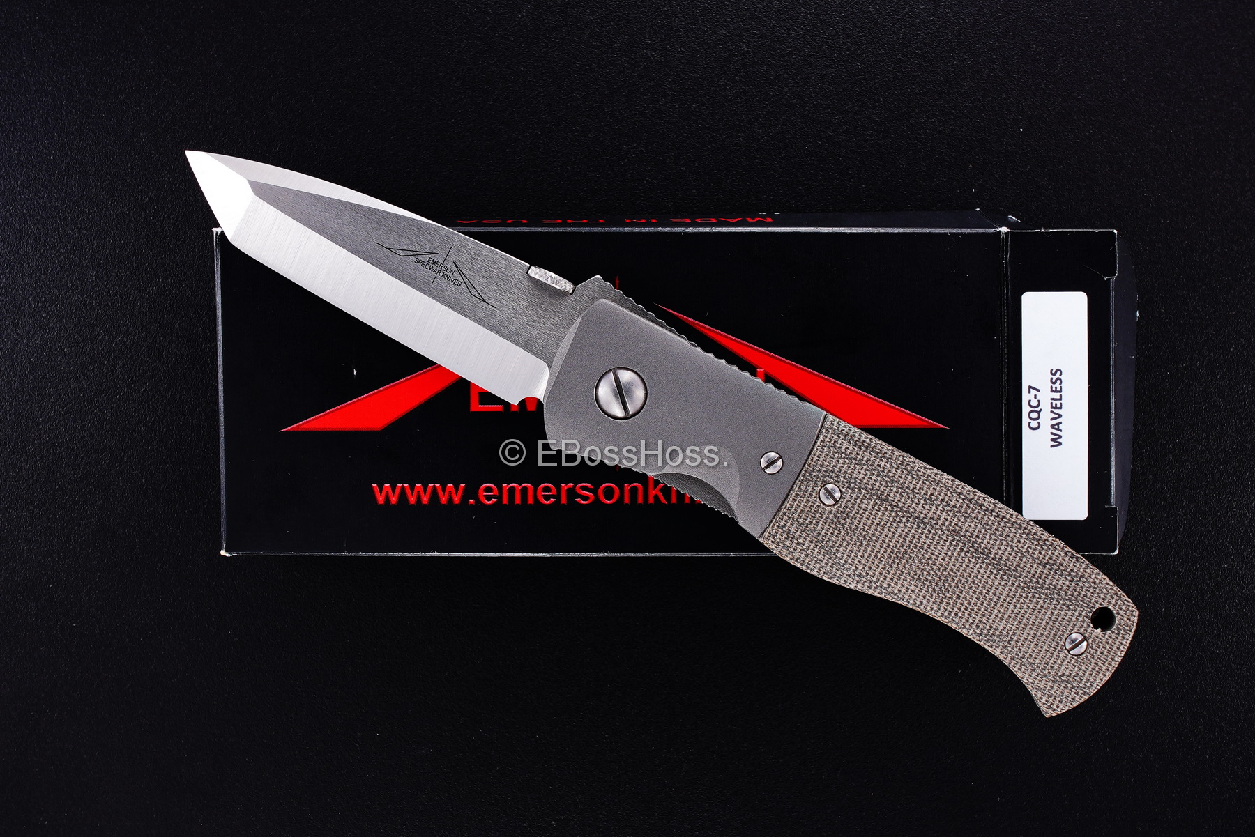 Ernie Emerson Custom Domed-Pivot Waveless CQC-7