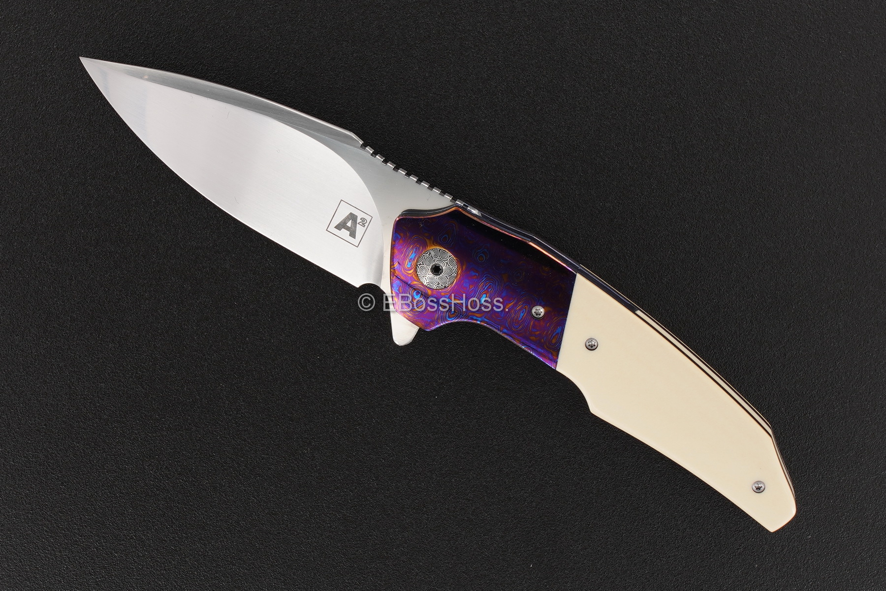 A2 Knives (Andre van Heerden & Andre Thorburn) Custom A6 Mini Very Premium Flipper