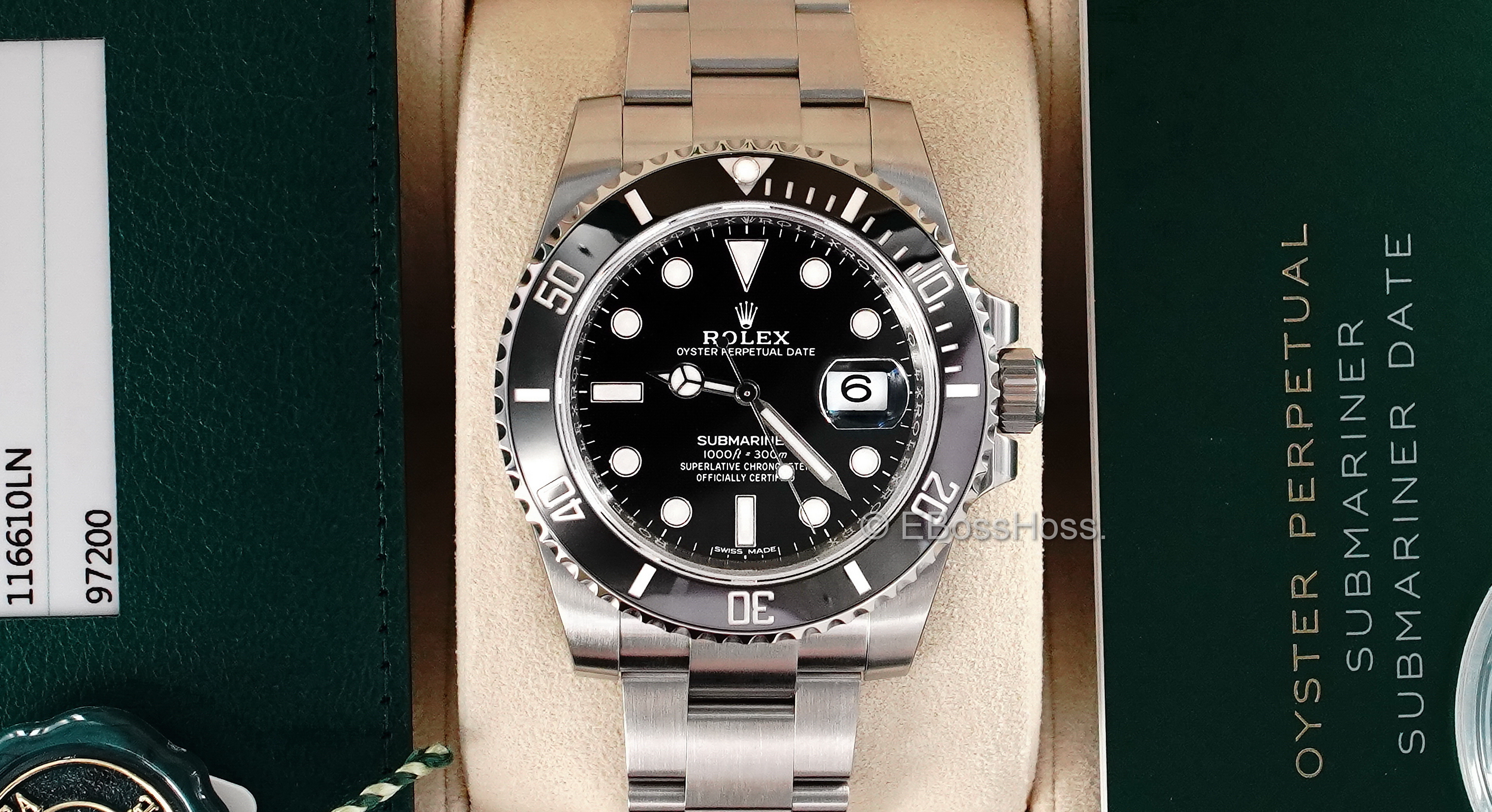 Rolex Stainless-Steel Submariner Date 116610LN - 2019 Model Year