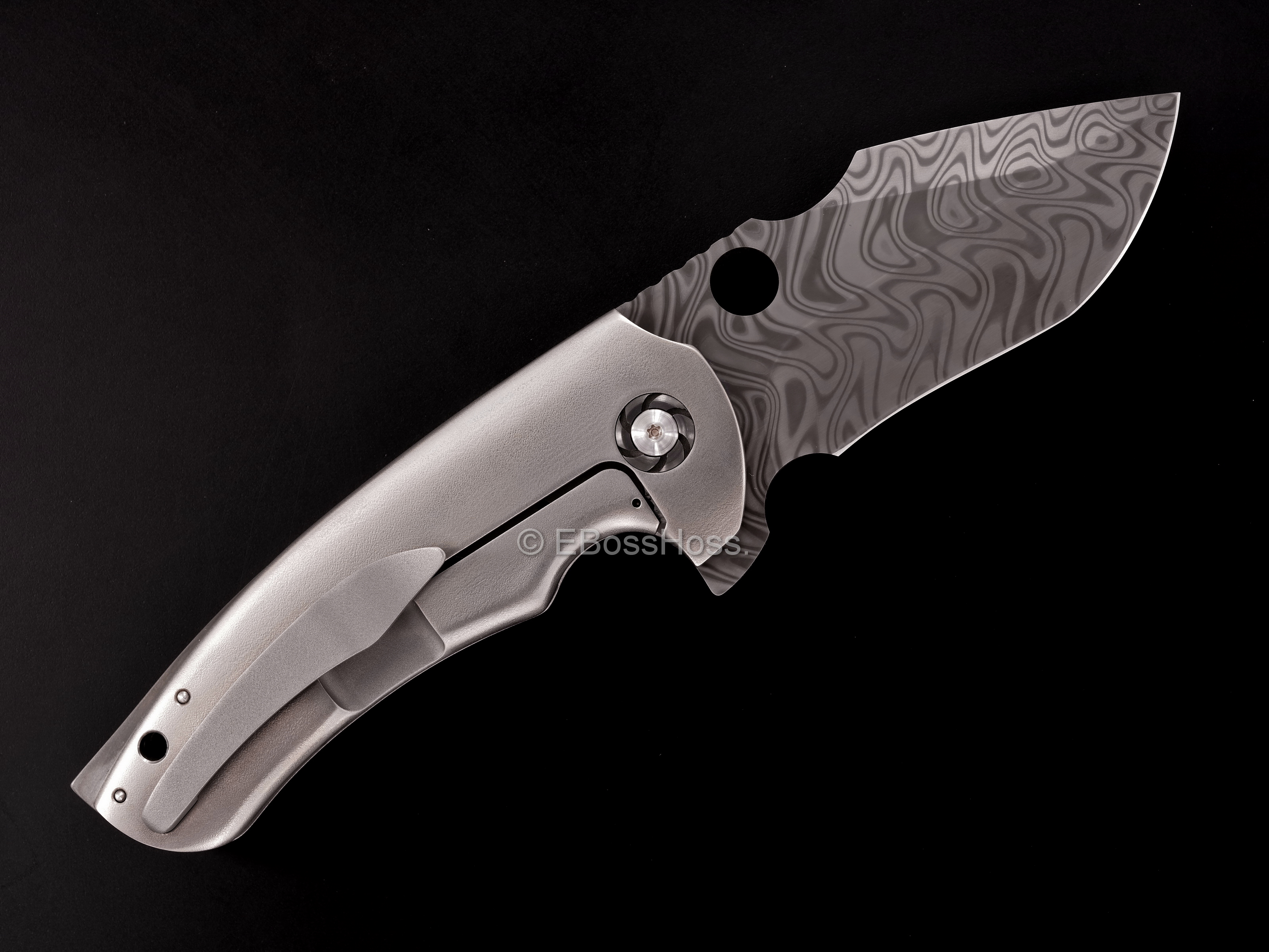 Michael Burch (Burchtree Bladeworks) Custom Deluxe Vented MS3 Flipper