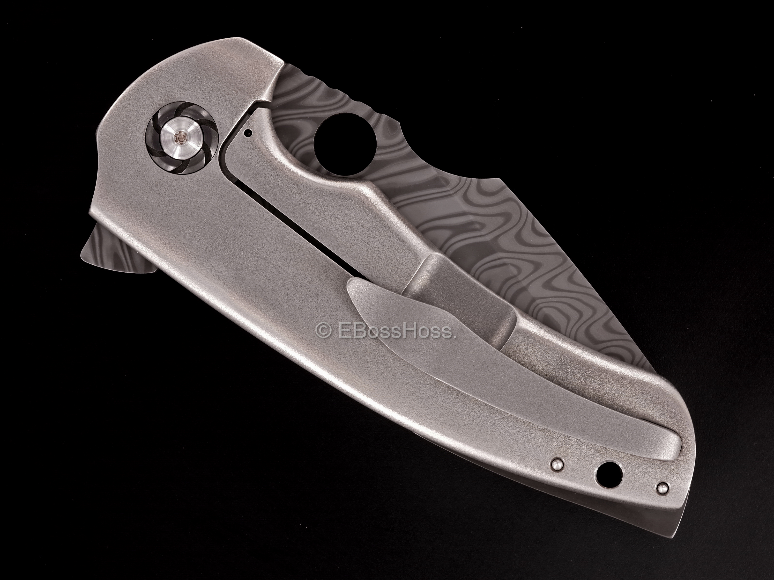 Michael Burch (Burchtree Bladeworks) Custom Deluxe Vented MS3 Flipper
