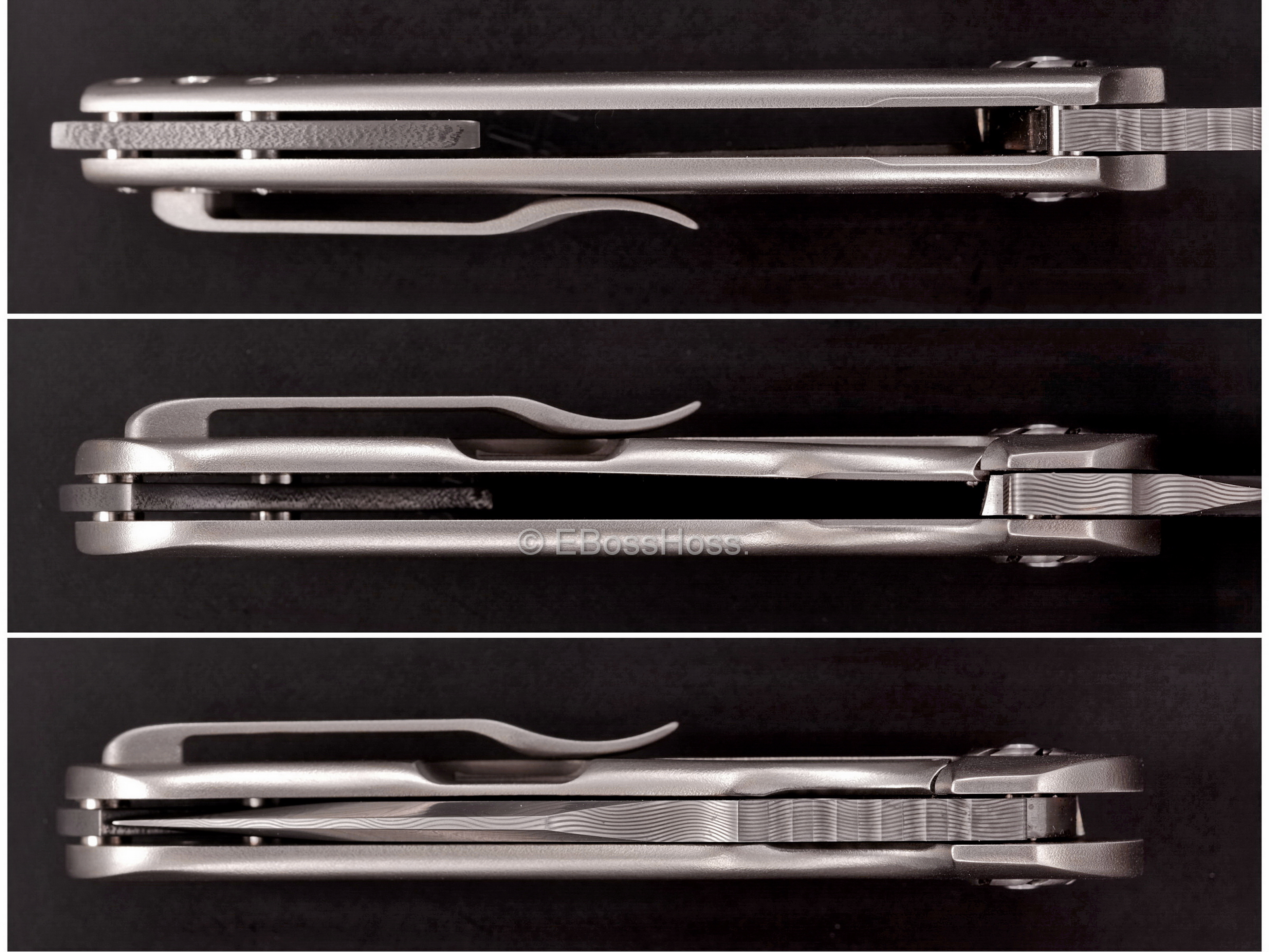 Michael Burch (Burchtree Bladeworks) Custom Deluxe Vented MS3 Flipper