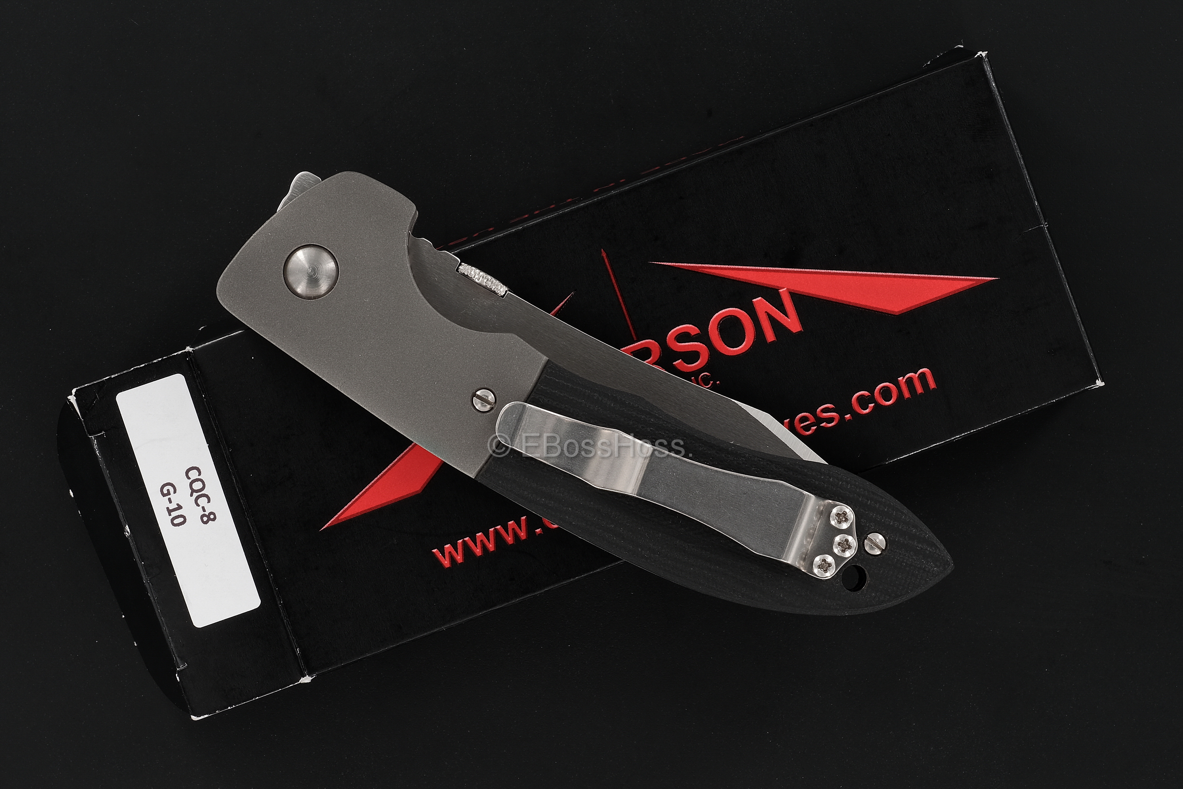 A Old-School Homage -- Black Scales, Non-Waved, Domed Pivot, Thumb Scallop, & Outstanding Fit and Finish